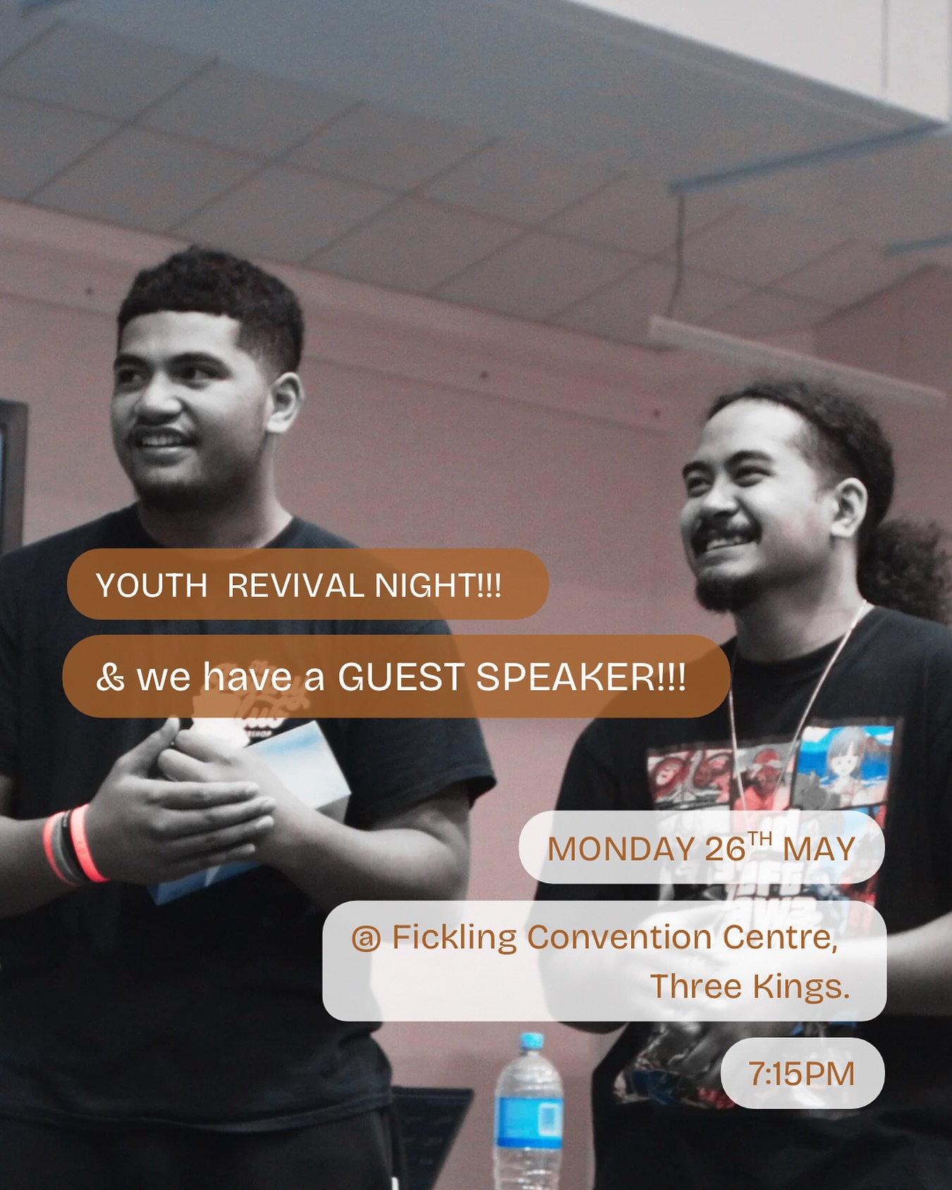 Clock it on your calendar👉🏽 next week Monday is YOUTH REVIVAL!!!
You don’t want to miss this one😉we have a special guest speaker so tell your friends and everyone you know!