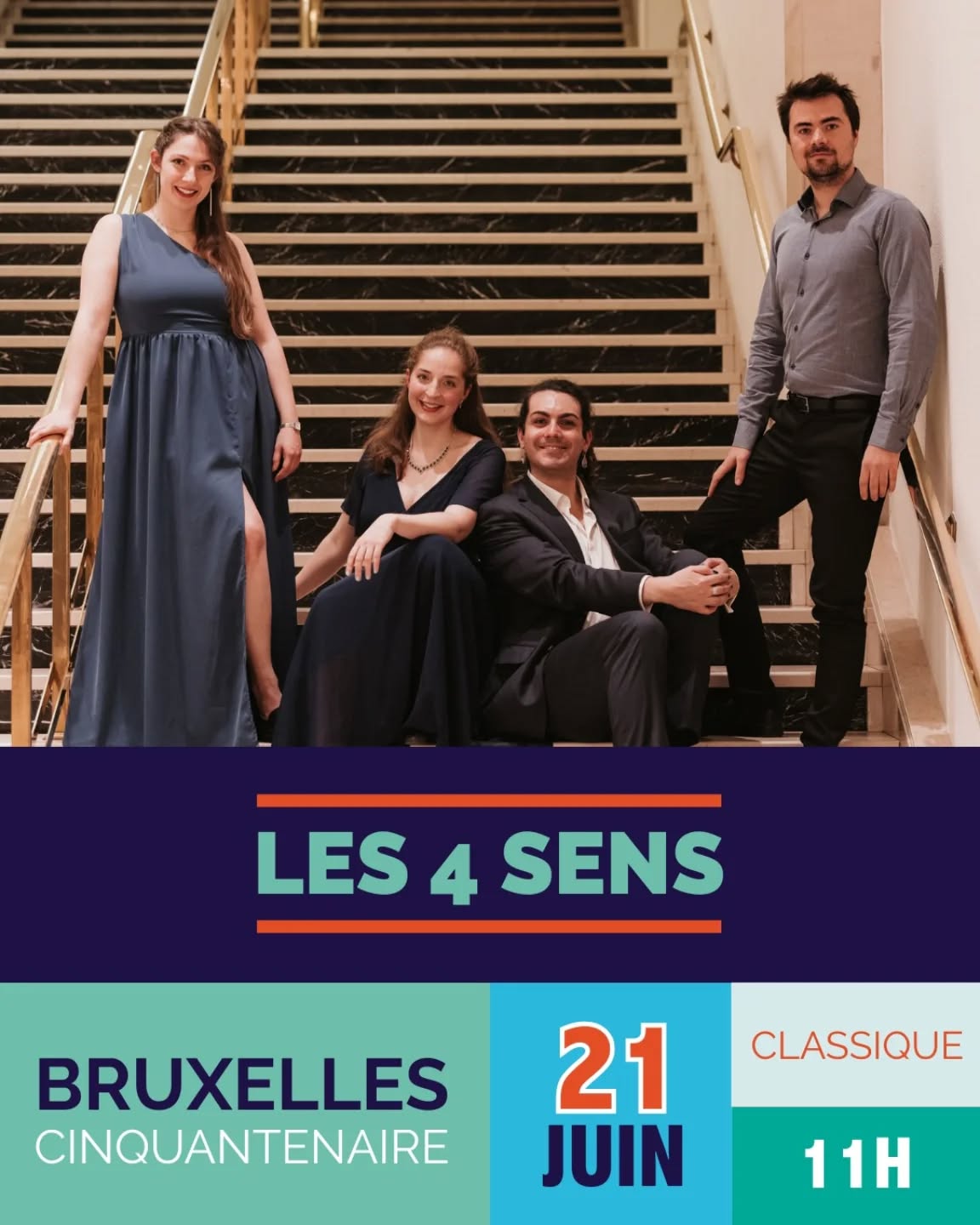 Le 21 juin 2025 ça sera vraiment une très belle journée :
Déjà parce que :
- C'est la plus longue journée de l'année ☀️
- C'est officiellement le début de l'été 😎
- C'est LA FÊTE DE LA MUSIQUE 🎶🌸🎶
- Ce jour marquera le début de notre tournée dans toute notre Belgique 🇧🇪🎶🌸☀️👩🏼👩🏻🦱👩🦰🧔
Merci à toute l'organisation de la fête de la musique de la fédération Wallonie Bruxelles @fetedelamusique_fwb de nous inviter dans ce pavillon des passions humaines, à domicile @bruxelles pour chanter !
REMARQUE : C'est gratuit pour le public, sans réservation avec une distribution de tickets dans la limite des disponibilités. 😊
REMARQUE 2 : Ça sera dans le très beau lieu qu'est le Pavillon des passions humaines ✨️😊
Grâce au concours Génération Classique organisé par @lesfestivalsdewallonie et au @conseildelamusique on est vraiment trop heureux.ses de pouvoir réaliser tout cela. 🙏😊 #gratitudeimmense #merci
#joie #chanterensemble #heureux.ses #fetedelamusique #bruxelles #vibrer #été #solstice