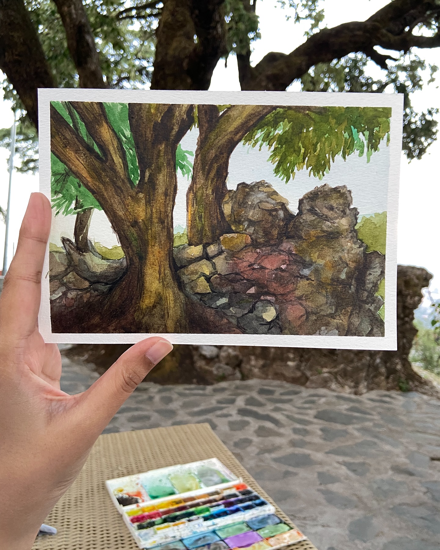 I recently created this plein air watercolour painting. It was a really fun scene to paint with so many subtleties of colour.
.
.
.
.
#pleinairpainting #aquarelle #pleinairpainter #watercolorists #watercolorpainting #peintureaquarelle #naturepainting #paintingprocess #pleinairartist #watercolornature #watercolormountains #aquarellepainting #pleinairart #impressionistic #landscapepainting #pleinairwatercolour #landscapewatercolor #paintingoutside #paintingonpaper #watercolourpainting #watercolourlandscape #watercolourpaintings #aquarellegallery #aquarelles #landscapepaintings #watercolourlandscape #paintingoutdoors #enpleinair #mountainpainting #tveshasingh