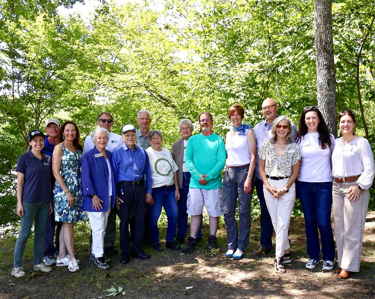 It was a beautiful morning to celebrate. Last Thursday @trustforpublicland led a ceremonial ringing of the gong to acknowledge recent land acquisitions which have rapidly grown McIntosh Reserve Park from just over 500 acres to over 1,700. In addition to this enormous success is the completion of the Camp & Paddle trail, a multi-year initiative led by Chattahoochee RiverLands. This project, which culminates at McIntosh Reserve, included the construction of a new bathhouse facility near the riverside campsites and boat ramp. Come out and enjoy all that McIntosh has to offer.