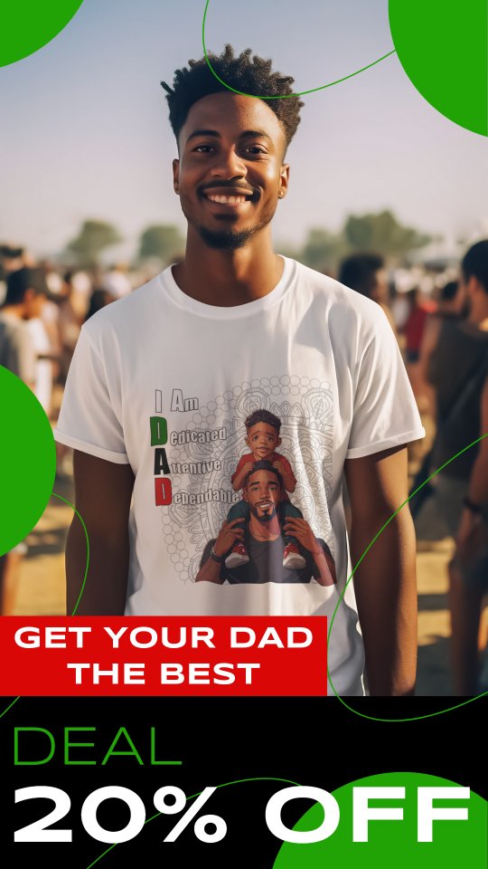 "Give him more than a gift—give him honor. The D.A.D. Code tee is a tribute to the love, leadership, and legacy of Black fatherhood."
www.soulcreativeculture.com
https://soulcreativeculture.etsy.com
#DopeBlackDads #BlackFatherhood #SoulCreativeCulture
#BlackFathersMatter
#FatherhoodRedefined
#BlackDadMagic
#PositiveBlackImages
#CultureWear
#BlackMenLead
#AfrocentricStyle
#EmpoweredParenting
#FatherhoodLegacy