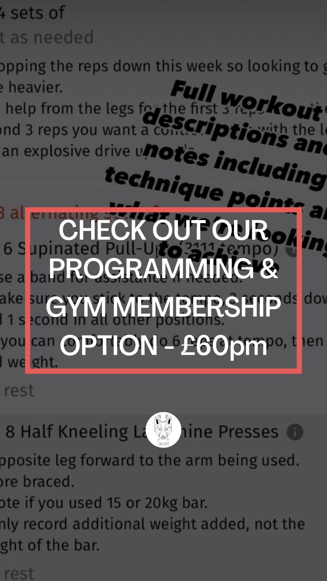 Whether you’re a current Long Game client of some sort, or just sitting on the sidelines this could be a great option for you!
For £60 per month you can get gym access and a 5 day per week generalised strength and conditioning programme. This is suited to people who do already have some gym experience and are able to complete the “big 3” compound moves of Squat, Deadlift and Bench Press. But yet can also suit those more seasoned gym goers who have a little Olympic lifting experience.
There are 3 strength days, and 2 cardio/conditioning days - but there is no requirement to get it all done. As always a programme has to suit you and your needs so do as few or as many workouts per week as you’d like.
The programme is delivered via an easy to use app that allows you to see the workout, read the technique points, view video demonstrations and log your weights/results to track your progress.
For my current 1:1 PT clients this could be a great option to keep you accountable and with your head in the game when I take my grand 4 weeks of maternity leave.
You can sign up via the website (link in bio) and can cancel any time. Any questions just shoot them my way!
#longgametraining #playthelonggame #hungerford #berkshire #workoutprogramming #newburyindependent #berkshirebusiness