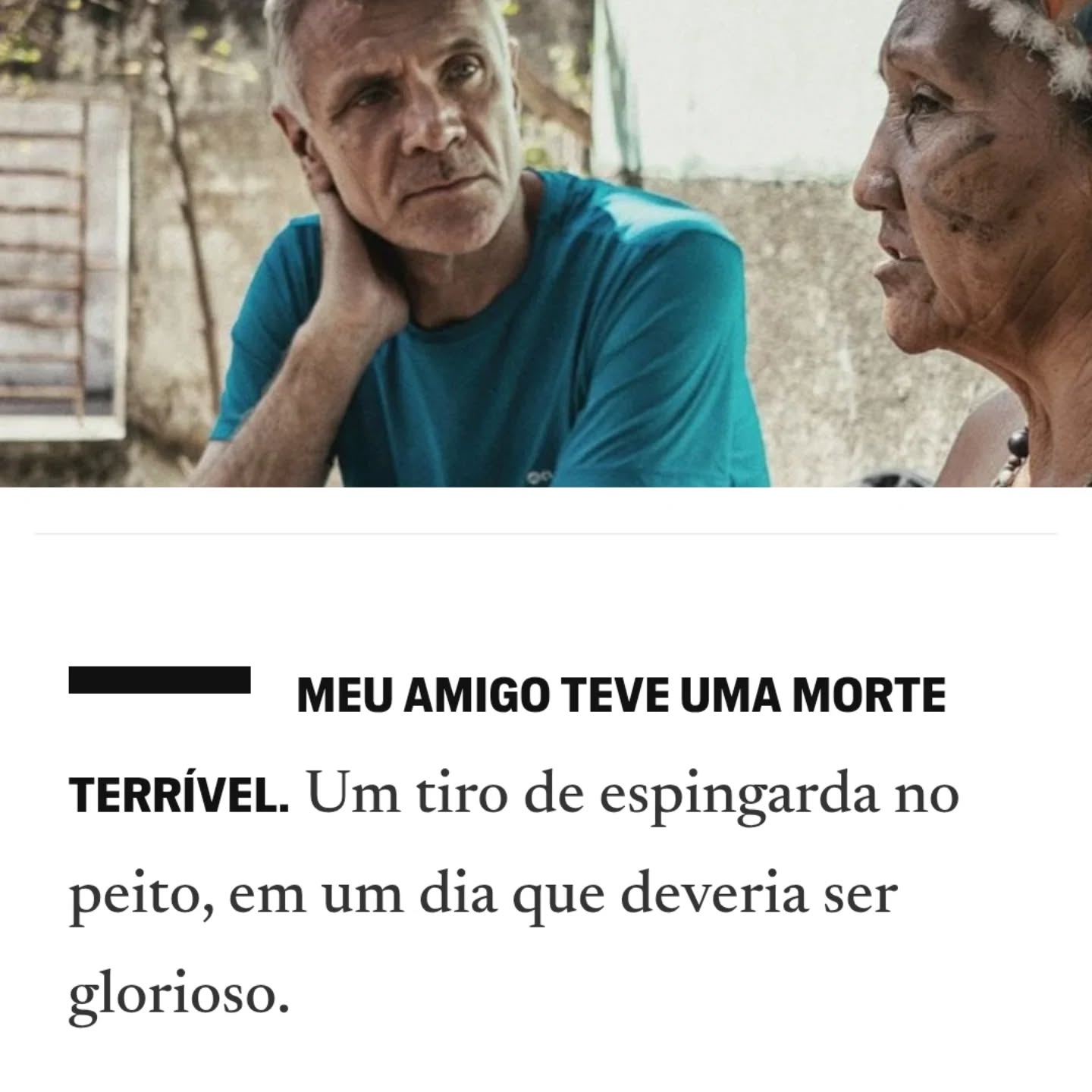 Quem conheceu o Dom foi privilegiado.
Não conhecemos o Bruno, mas por todos os relatos sobre ele, quem o conheceu, foi privilegiado também.
Quem conheceu a Amazônia, seu cheiro, sabores e Cultura entendem o motivo para proteger.
Todas as culturas e territórios ancestrais, precisam ser protegidos e defendidos.
A leitura deste livro é imperdível!!
Fica a saudade e a certeza de que pessoas boas lutam por causas comunitárias.
Valeu Dom e Bruno.
#Paraty #institutodomphillips #amazonia #intercept #amazoniasualinda