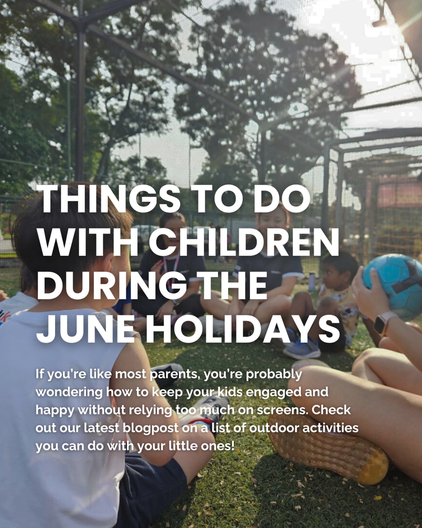 Thinking of activities to do with your little one this upcoming June holidays? Read our latest blog post for ideas on how to keep your kid engaged and happy without relying too much on screens! Link in bio 👆🏼
