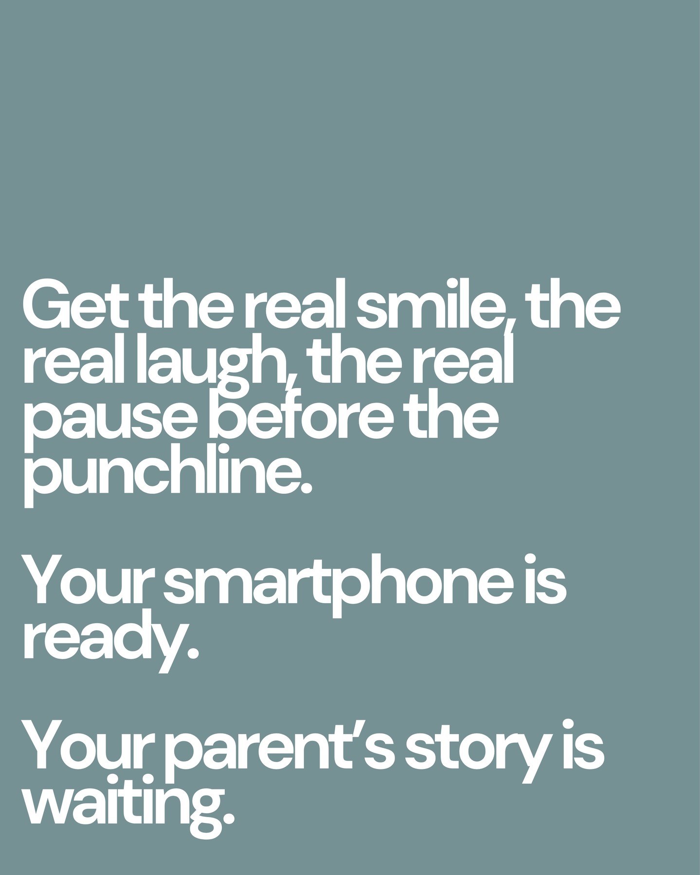 Your families stories matter, they are part of your history.
Capture them in the best way possible - by filming them.
Smart phone cameras are now amazing quality - learn how to use yours so your Grandparents, Parents, Aunties and Uncles life stories are not just distant memories, but can live on forever.
It might be the best gift you can ever give!
#storiesinyourhands #family #familyvideo #familyhistory #familydocumentary #legacy #familylegacy #learnhowtofilm #familymemories #stories #familystories #familyphotos #heritage #memories #storytelling #iphonefilm #gifts #gifyideas #birthdaygift #bondingtime #smartphonevideography #smartphonephotography