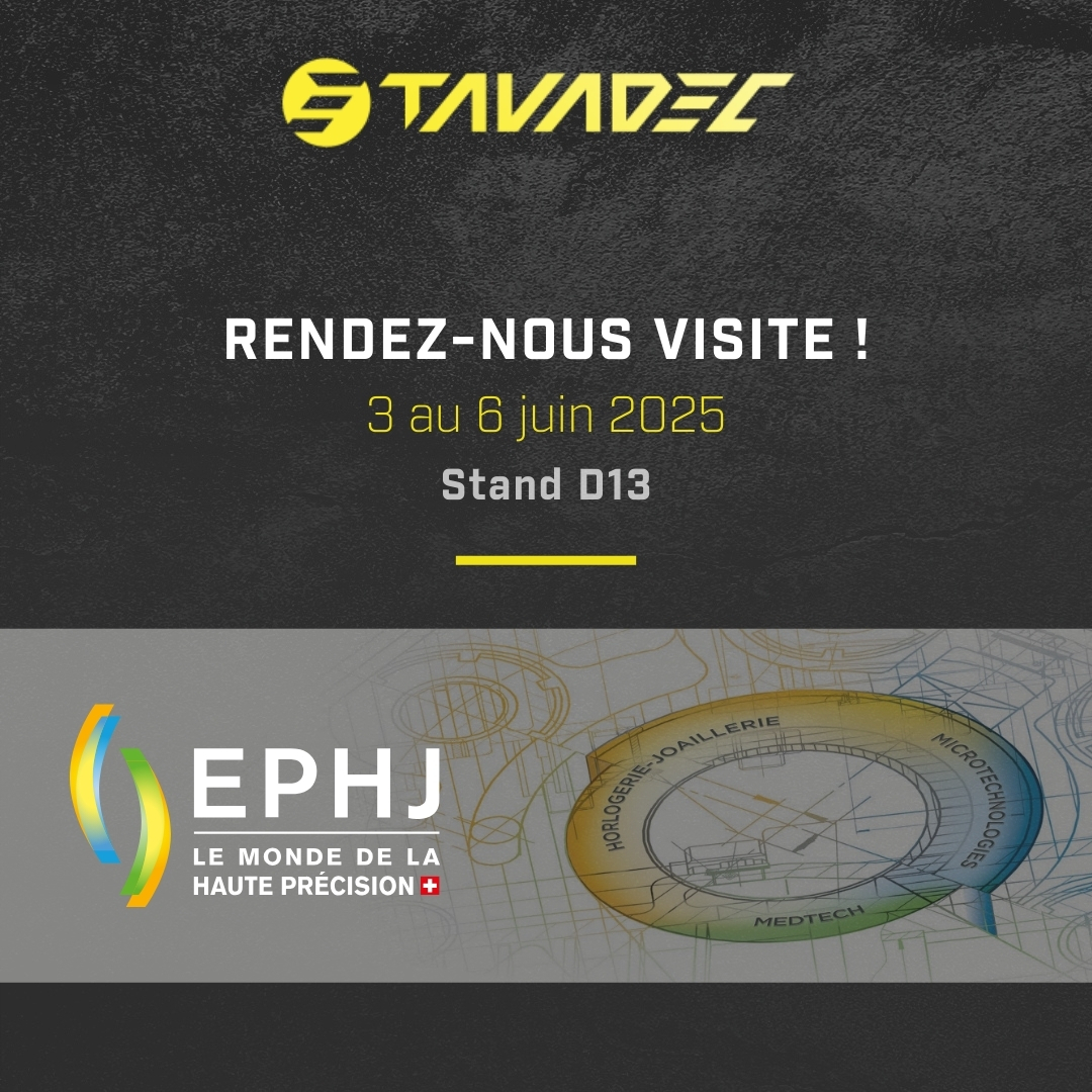 ✨ Rendez-nous visite à l’EPHJ 2025 !
C’est avec grand plaisir que nous vous accueillons sur le stand D13 à Genève, du 3 au 6 juin 2025.
Nous nous réjouissons de vous rencontrer et de partager avec vous un moment d’échange chaleureux.
À très bientôt ! 👋
#tavadecsa #ephj2025 #palexpo #microtechnique