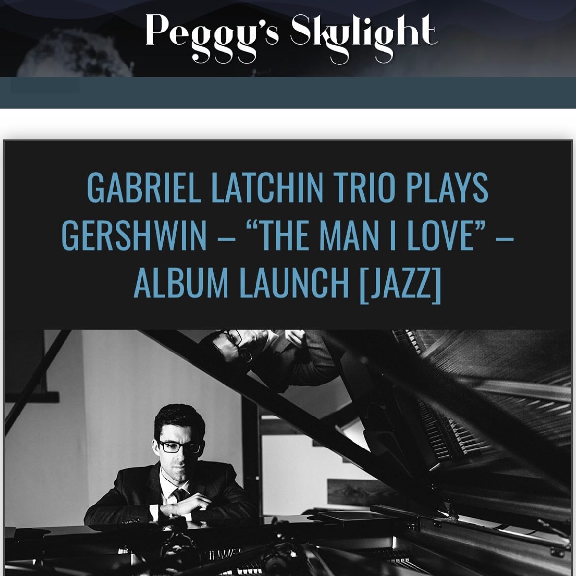 Thank you to all those who joined me on the Scottish leg of the tour at @haddoarts and @nairnartscentre - both fantastic evenings!
We’re back down South now playing @the_watermill_dorking TONIGHT then onto @peggysskylight this Saturday 31st.
There are still some tickets left: ( https://www.gabriellatchin.com/live or via link in bio) if you’d like to join us for an evening of Gershwin inspired jazz!