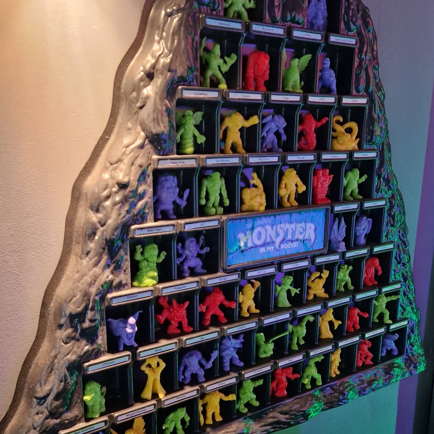 The Monsters are no longer in a pocket!
Been almost a year of having these lay around and finally they are up! I love the colours of the originals but may swap some out with the Neon's from later series.
Have you got a favourite?
#mimp #monsterinmypocket