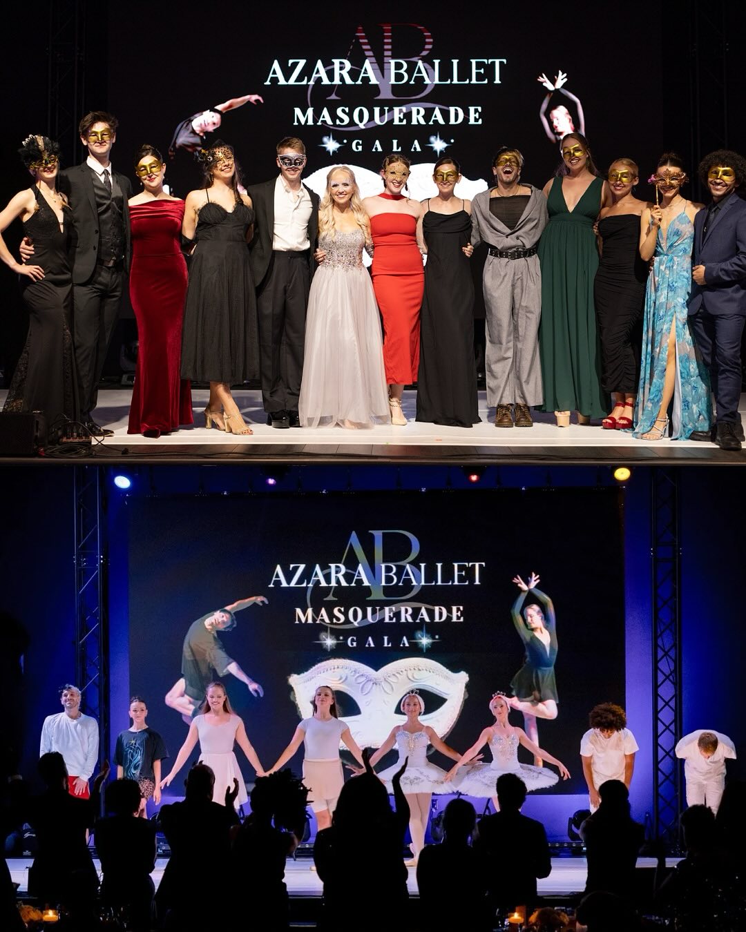 Azara Ballet raised a net grand total of $72,000 last weekend at this year’s Masquerade Gala. Within the beautiful atmosphere we created @thevenuelec, we performed, we connected with our community, and we shared from our hearts. Thank you for the support, the love and the appreciation for what Azara Ballet does and stands for. We couldn’t do this alone, this organization only exists because we are in it, together. #ballet #azaraballet #dance #dancing #gala #nonprofit #bodyneutral #neurodivergent