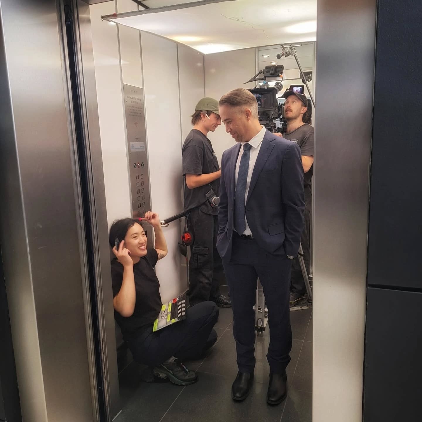 Nobody puts baby in a corner!
Ceiling tiles, tripod legs, elevators, umbrellas, conference tables, giant luggage: all fair game.