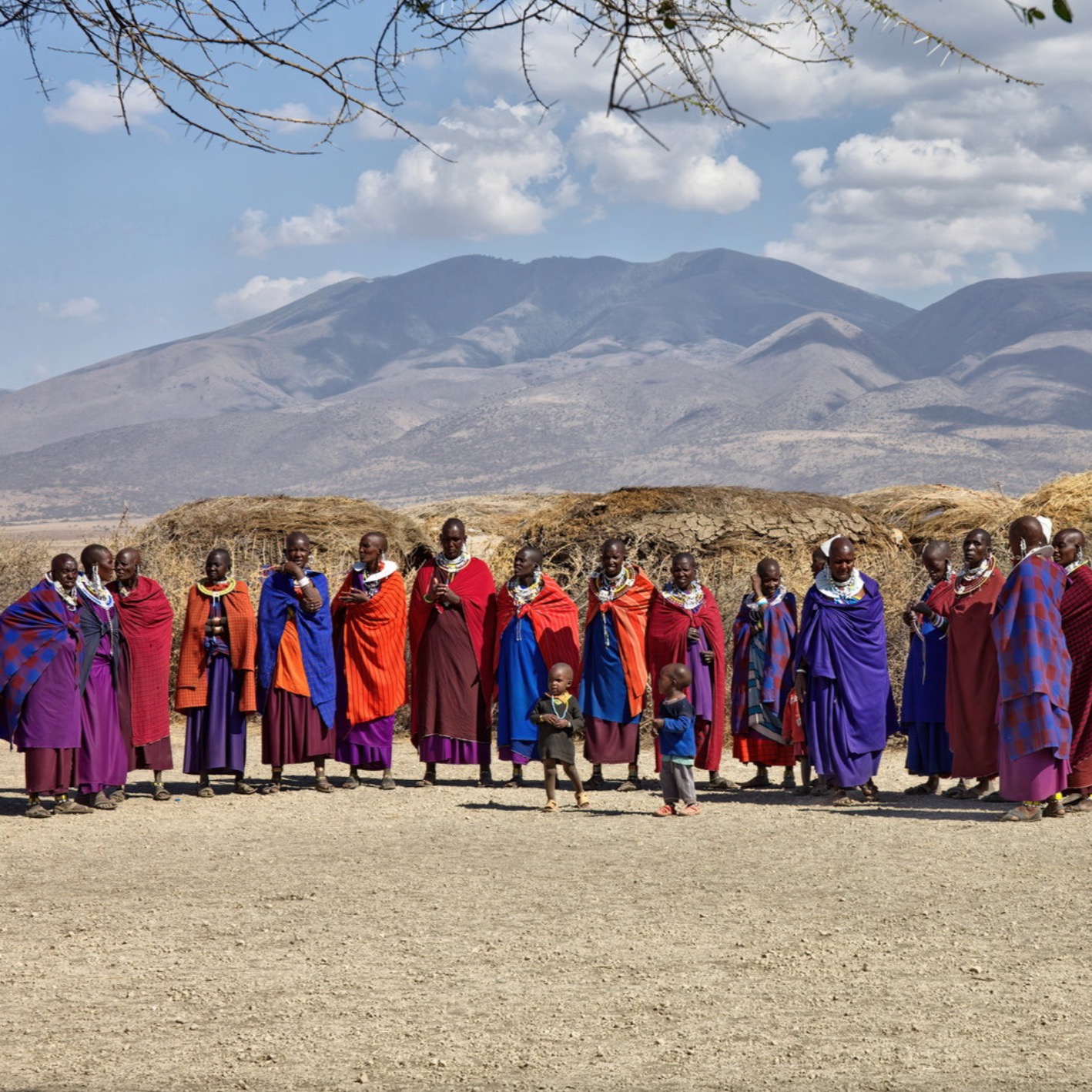 Maasai (not Masai) is the correct spelling of this noble tribe: it means people speaking maa. Masai was the incorrect spelling of the British settlers and has remained in current use. The Maasai have always been special. Their bright red robes set them apart visually. Spear in hand, they are calm and courageous regardless of the danger. @dimbwiiiculture
