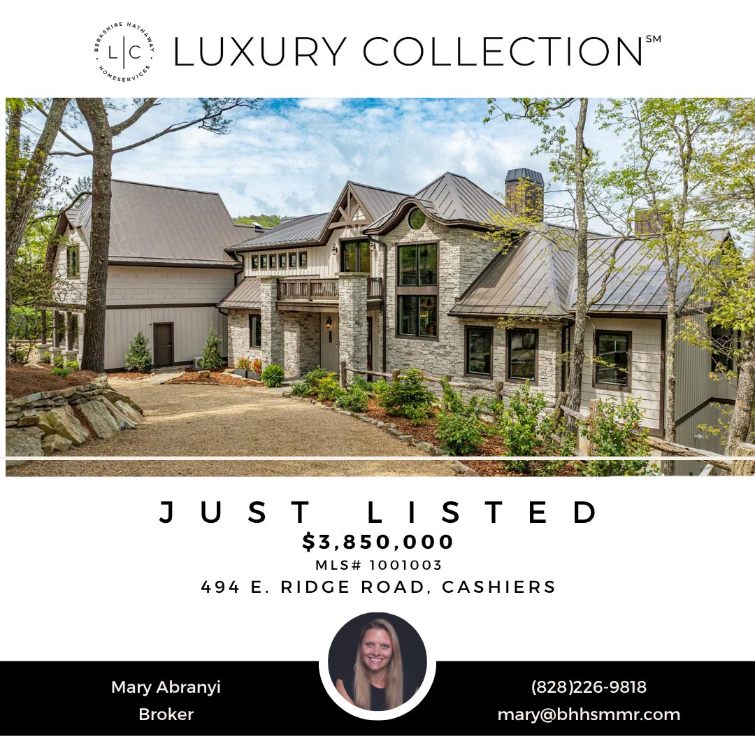 🏡☀️ 3 New Listings Ready to Be Your Summer Mountain Retreat!
Escape to the cool mountain air and find your perfect getaway:
📍 494 E. Ridge Road – Listed by @maryabranyirealtor
📍 106 Fishing Village Lane – Listed by @colettedavis58
📍 228 Mountain Laurel Drive – Listed by @johnmuirrealtor & @luxurymountainhomes
Don't miss your chance to make one of these dreamy retreats yours! ⛰️✨ For more information clink the link in bio
#NewListings #BHHSMMR #HighlandsNC #CashiersNC #DreamHome