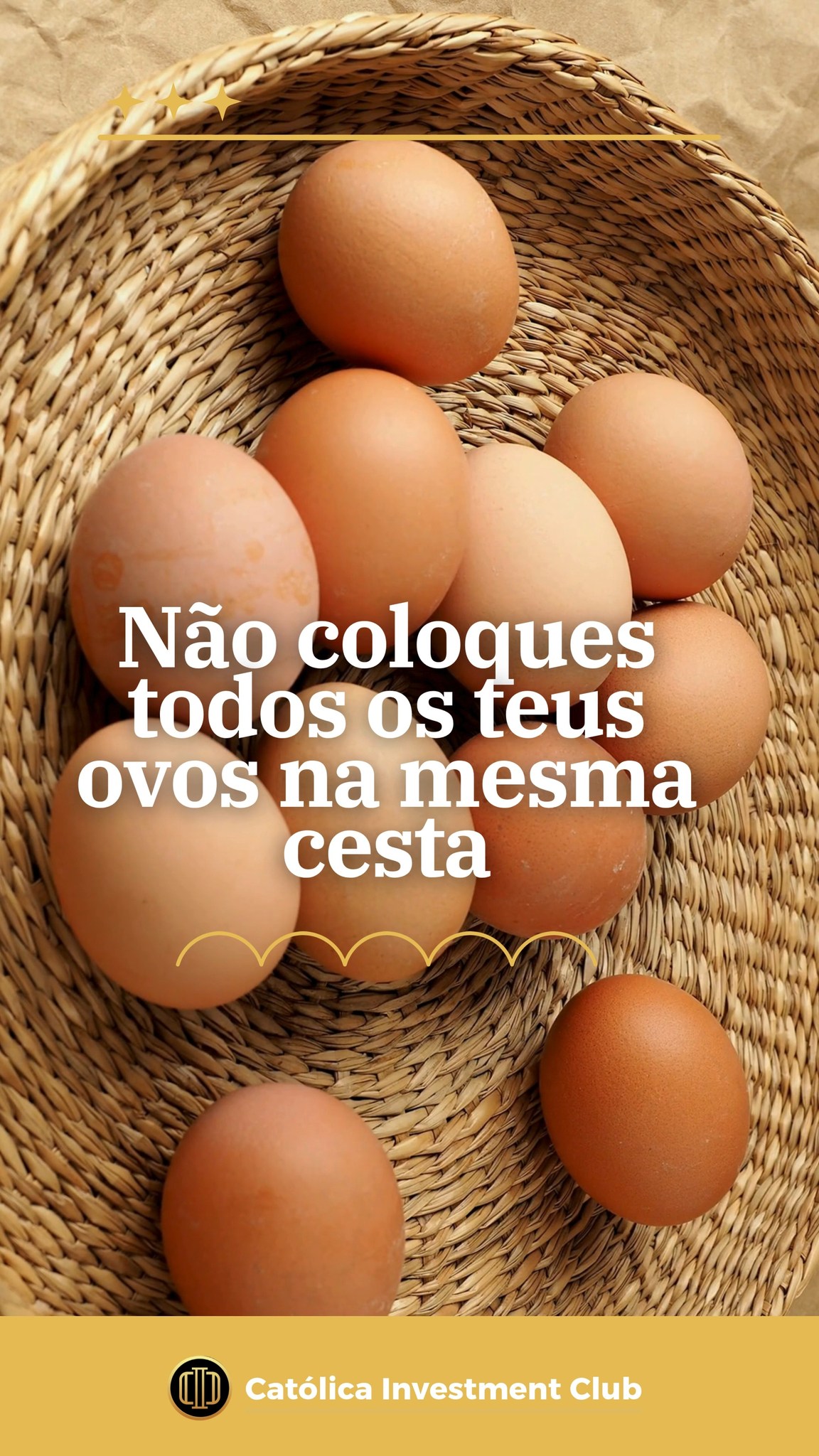 📊 Diversificação: o segredo para uma carteira sólida
No mundo dos investimentos, colocar todos os ovos no mesmo cesto pode custar caro. Neste vídeo, exploramos por que diversificar os ativos é essencial para reduzir riscos e otimizar retornos.
⠀
🔍 Queres proteger o teu portefólio e investir de forma mais estratégica? Este Reels é para ti.
⠀
#Investimentos #Diversificação #FinançasPessoais #CatolicaPorto #EducaçãoFinanceira #InvestidorUniversitário #GestãoFinanceira #catolicaportoinvestmentclub