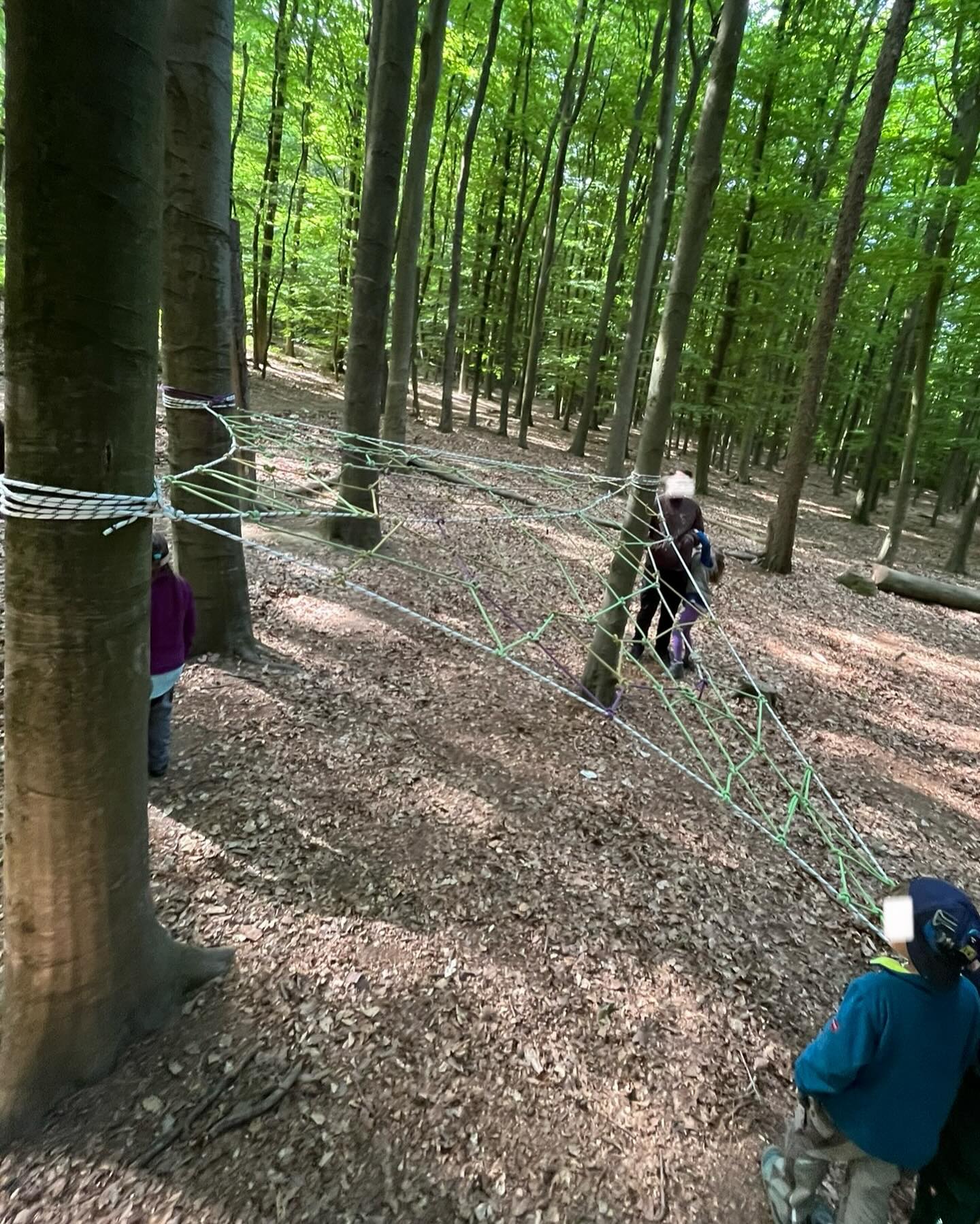 Kletternetze 🧗♀️💪🏻 finden unsere Kinder richtig toll 😊 wir können sie an verschiedenen Stellen spannen und jedesmal sehen sie anders aus. Dieses Mal haben wir ein Kletternetz mit Hochebene geknotet, dass fanden die Kinder richtig gut 👍🏻 Auch eine Hängebrücke haben wir zum zweiten Mal ausprobiert.
#wald #waldkindergärten #waldkindergartenliebe #waldkindergartenpädagogik #waldkind #waldkinder #waldkindergarten #waldkita #kita #kinder #klettern #kletternmachtglücklich #diy #vlotho