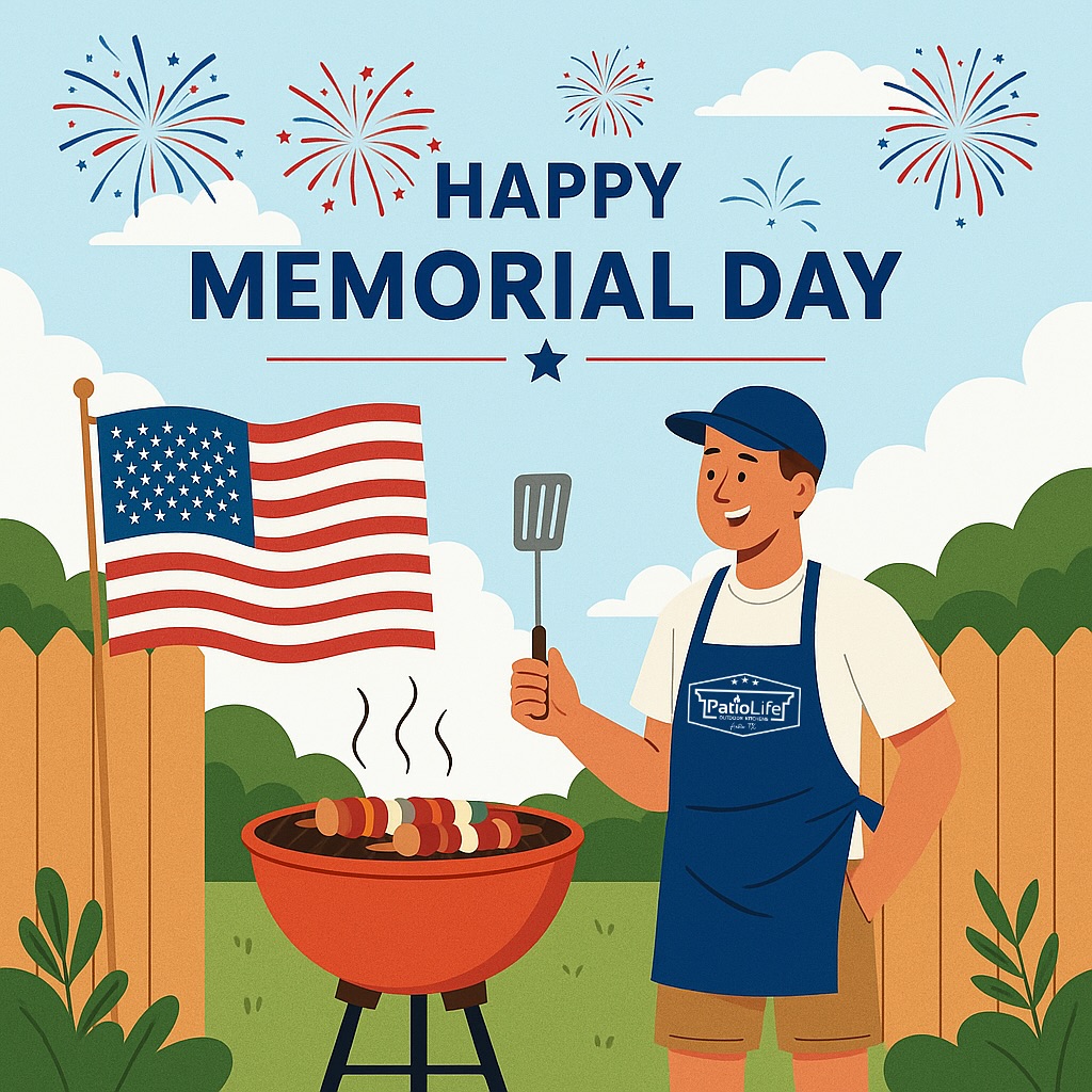 Grateful for those who gave all. This Memorial Day, fire up the grill, gather with family, and make the most of the freedom they gave us.
#MemorialDayWeekend
#GrillSeason
#OutdoorLiving
#PatioVibes
#CookoutReady
#FamilyTime
#HonorAndRemember
#BackyardBBQ
#PatioLifeStyle
#GratefulNation
