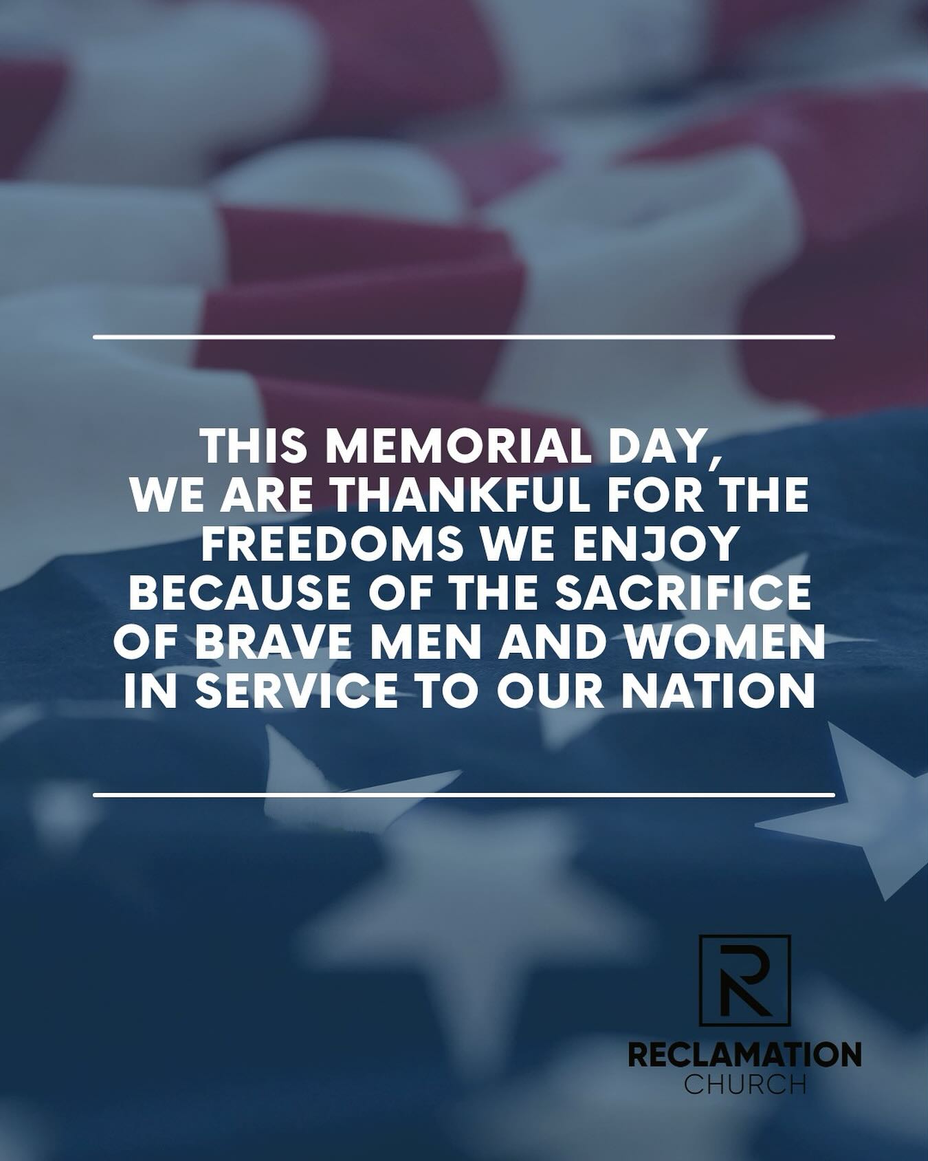 This Memorial Day, We are Thankful for the freedoms we enjoy because of the sacrifice of brave men and women in service to our nation. #happymemorialday🇺🇸❤️💙