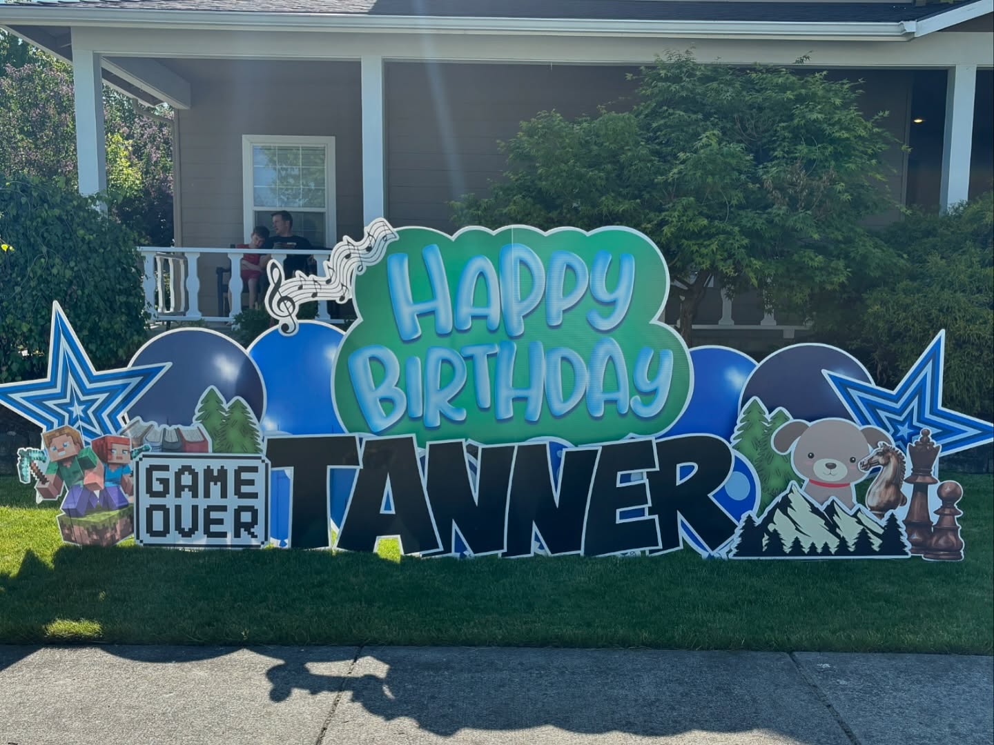 My oldest son is 15 today. He’s a pretty awesome kid, kind and generous, smart and loving.
When I opened Sign Gypsies CDA, I opened it for my kids - to celebrate their happy moments. Watching my son grow with my yard signs has made it worth it.