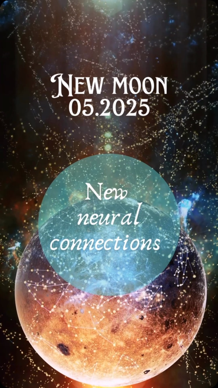 For this new moon, still a lot of liberations that can also result in many physical symptoms, I will make a post this week about it. Here we had a deep cleansing this week that allowed us to activate new neural connections. These changes, which can be felt both physically and energetically, free us from old ways of thinking, feeling, doing, a new way of Being.
Perhaps you feel in-between because a new you has already been born in the etheric world and is gradually taking shape in the material world.
If you feel very vulnerable, this is where the releases are activated.
If you feel a sense of emptiness, this is one of the steps that allows you to welcome the new.
Here, you are asked to welcome this new wave of energies.
Here is a protocol to connect you to the energies of the full moon:
- I invite you to light a candle, take a few deep breaths, and invite the lunar energies by placing your palms facing the sky.
- Here, ask for the lunar energies to flow through you, and put yourself in reception and listen to the sensations in your body, listen to your body.
- And ask that all tensions be eased, the knots felt in your physical body be gently eased and dissolved.
- Let the energies work within you and around you. - When you feel ready, let yourself be the receptacle and welcome the new lunar energies. Feel new connections being made here: neural connections, to the heart, to the earthly worlds, to the celestial worlds, to the highest parts of yourself.
- Let the vibrations rise, your heart open to all its possibilities.
Then give thanks.
Take some time to write, draw, and color your impressions.
Blow out the candle.
Happy new moon to all.
#Newmoon #energy #innerpeace #artofhealing #transformation #celestialart #ritual #ritualcandle