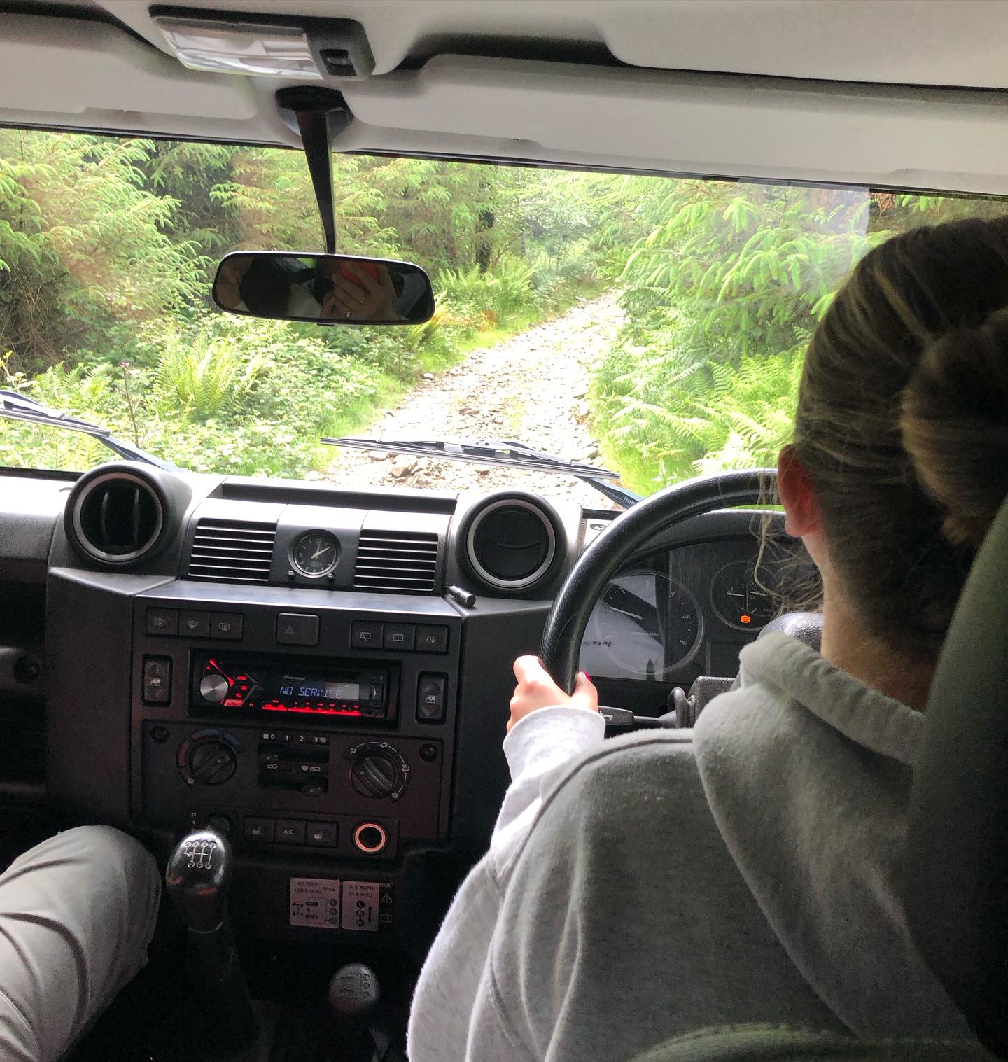 Land Rover off roading
