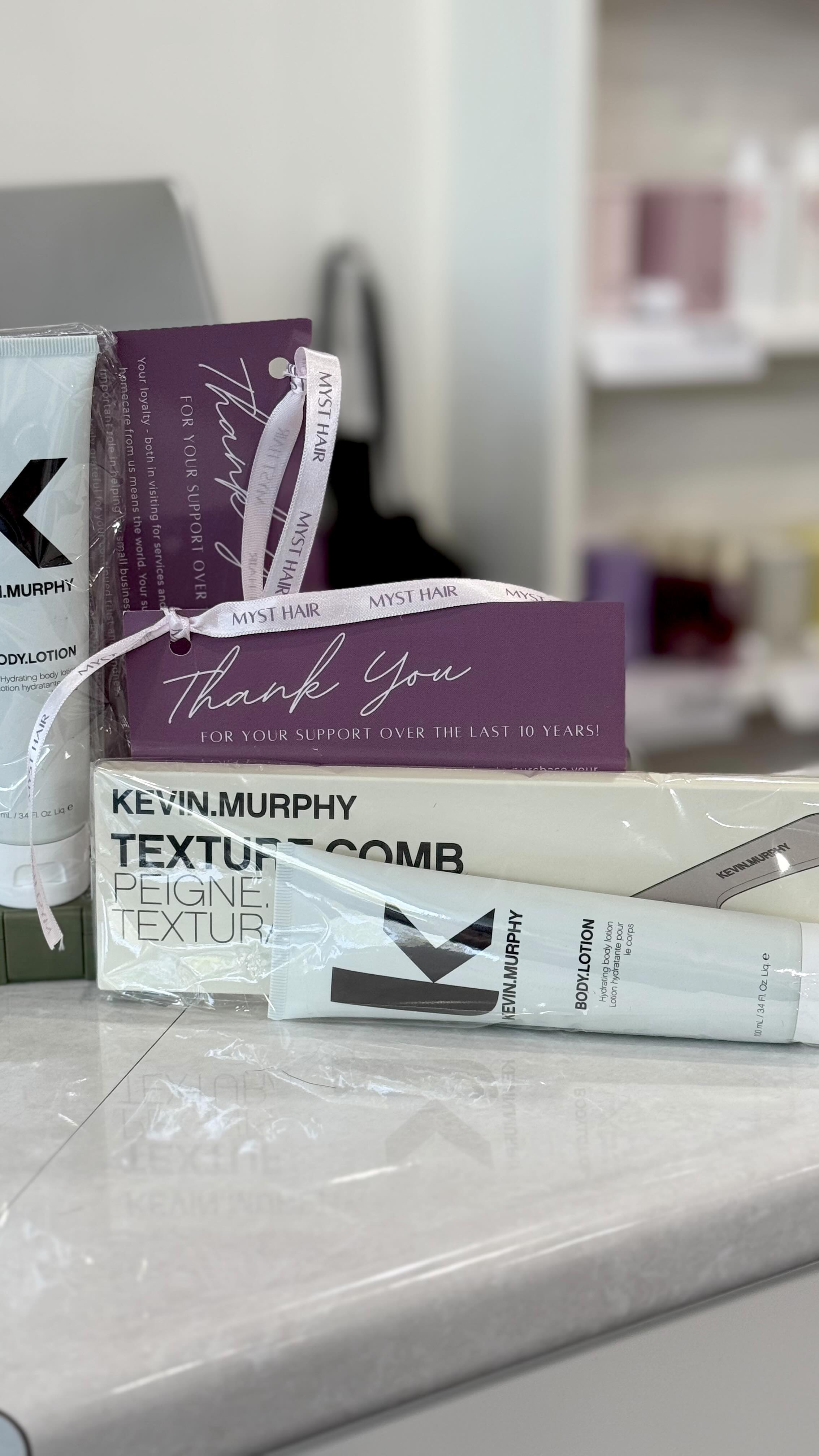 As we celebrate 10 years, we’re feeling all the love — especially from those who’ve been with us since the start. A little thank you treat is on its way to show our appreciation!
#adelaidesalon #adelaidehair #10yearanniversary #thankyou #clientlove #cheersto10years #salonlove #luxuryhaircare