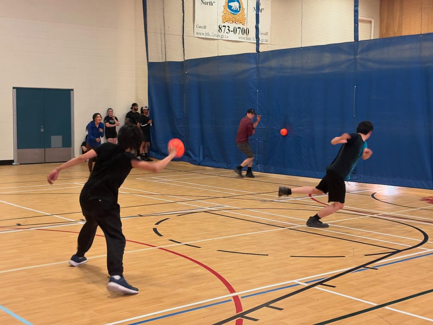 Some highlights from today’s dodgeball tournament and huge thanks for all the teams who came out and helped fundraise more than $700 to provide scholarships across the NWT!!!