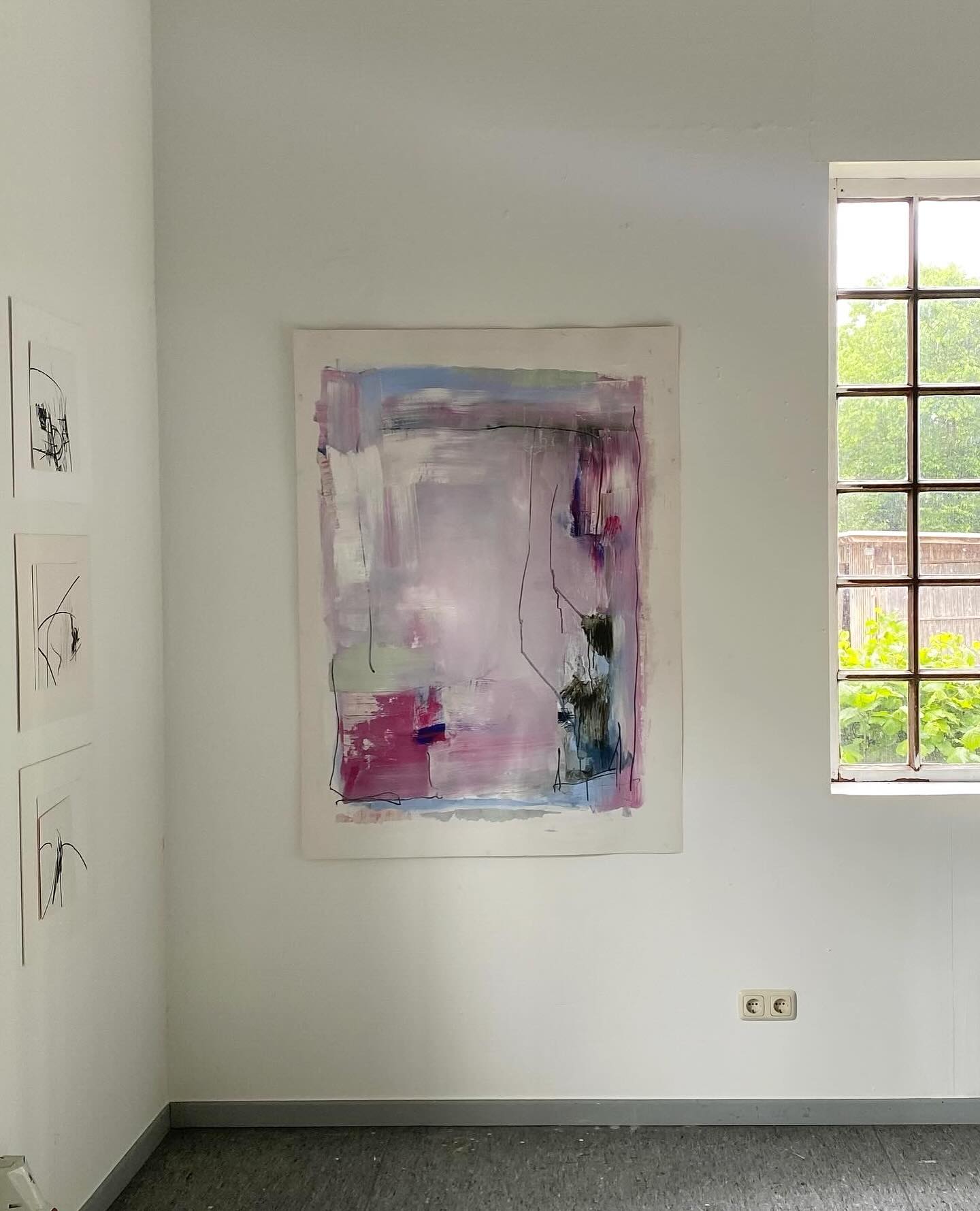 #pink #abstract #expression #artwork #100x140 #sundaymood☀️