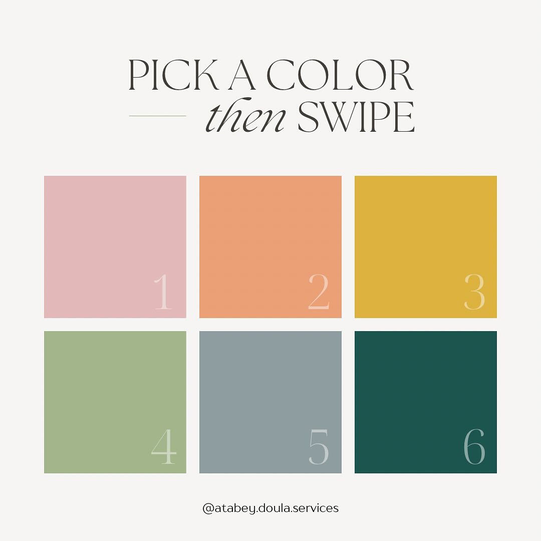 Have fun and share your affirmation below!
#doula #affirmations #pickacolor