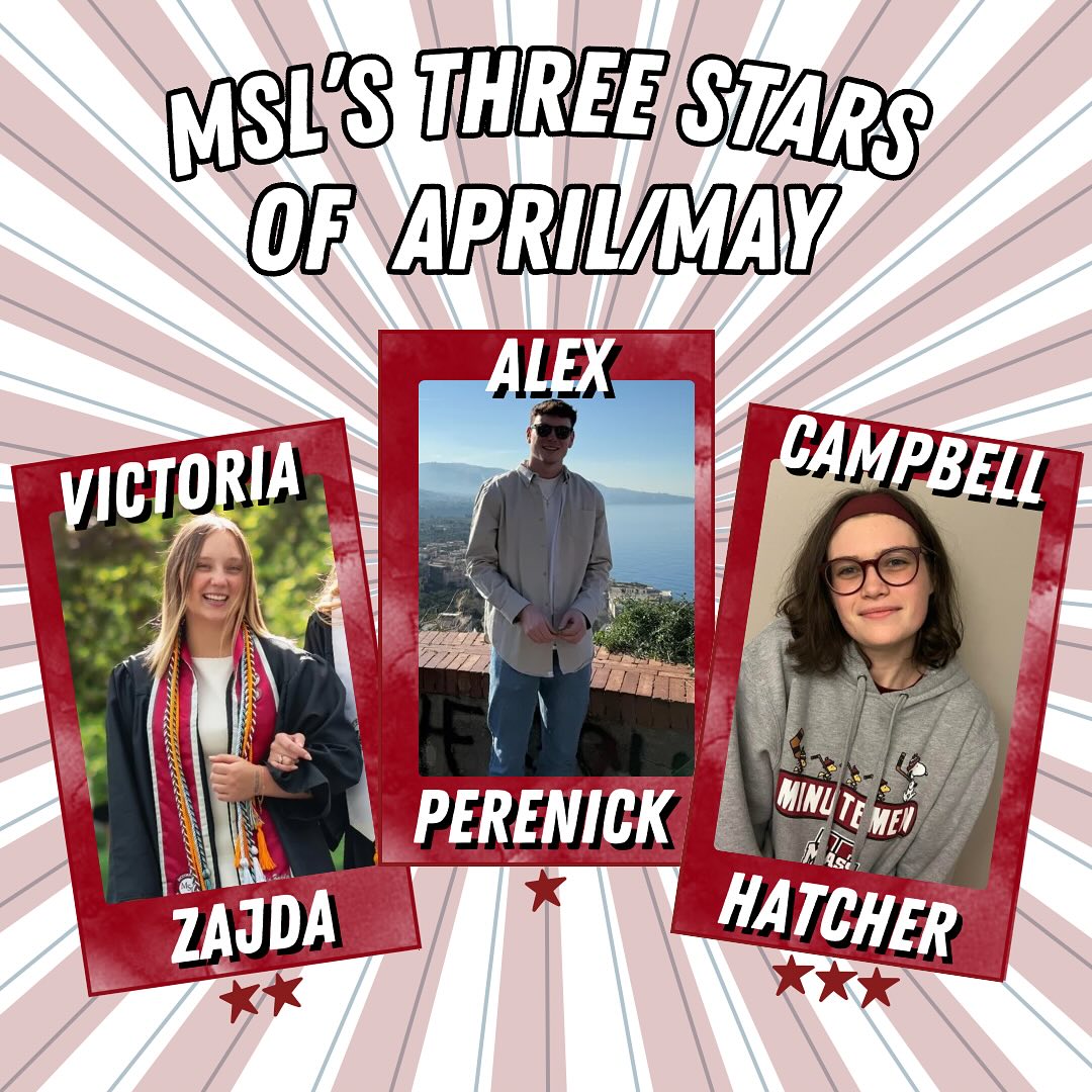 Ending our semester with three amazing members of MSL and the OIM Department! ⭐️⭐️⭐️