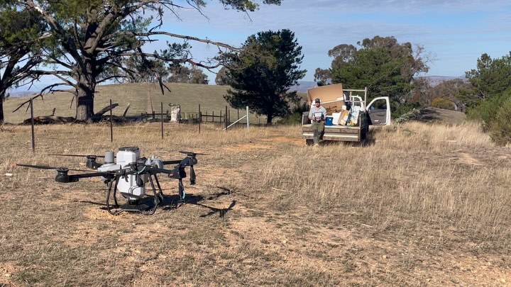 Granular Fertiliser trials with our new @dji T25 Ag Drone. Really impressed with the capability of these machines. Accuracy and a targeted approach is what sets drone application apart from other methods.