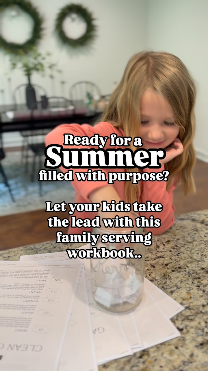 Maybe you think this looks like a simple trash pick-up..
To them, it was a world-changing mission.
Why? Because THEY led it.
Y’ALL - This is why Serving Made Simple is different than every other forced serve project you’ve tried to do with your crew!
My kids literally beg to do ideas out of this KID-LED workbook designed to help families serve together. They’ve tried all 18 ideas and have learned SO much about generosity.
Create a summer spent with purpose.
A summer spent creating change.
🫶 Comment SERVE and I’ll DM you the link to grab your copy - it’s downloadable so you can literally start right now AND it’s 30% off this week!
Let’s spend our summer raising world-changers.
Cheering for you 👏