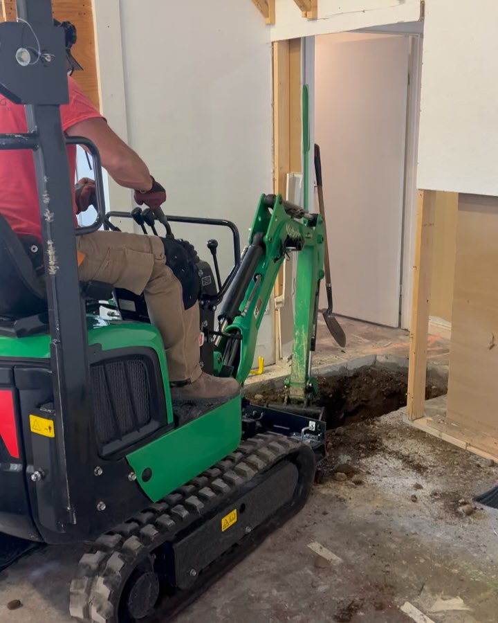 Plumbing in a grease interceptor and an additional bathroom for a upcoming yoga studio #tapcontracting