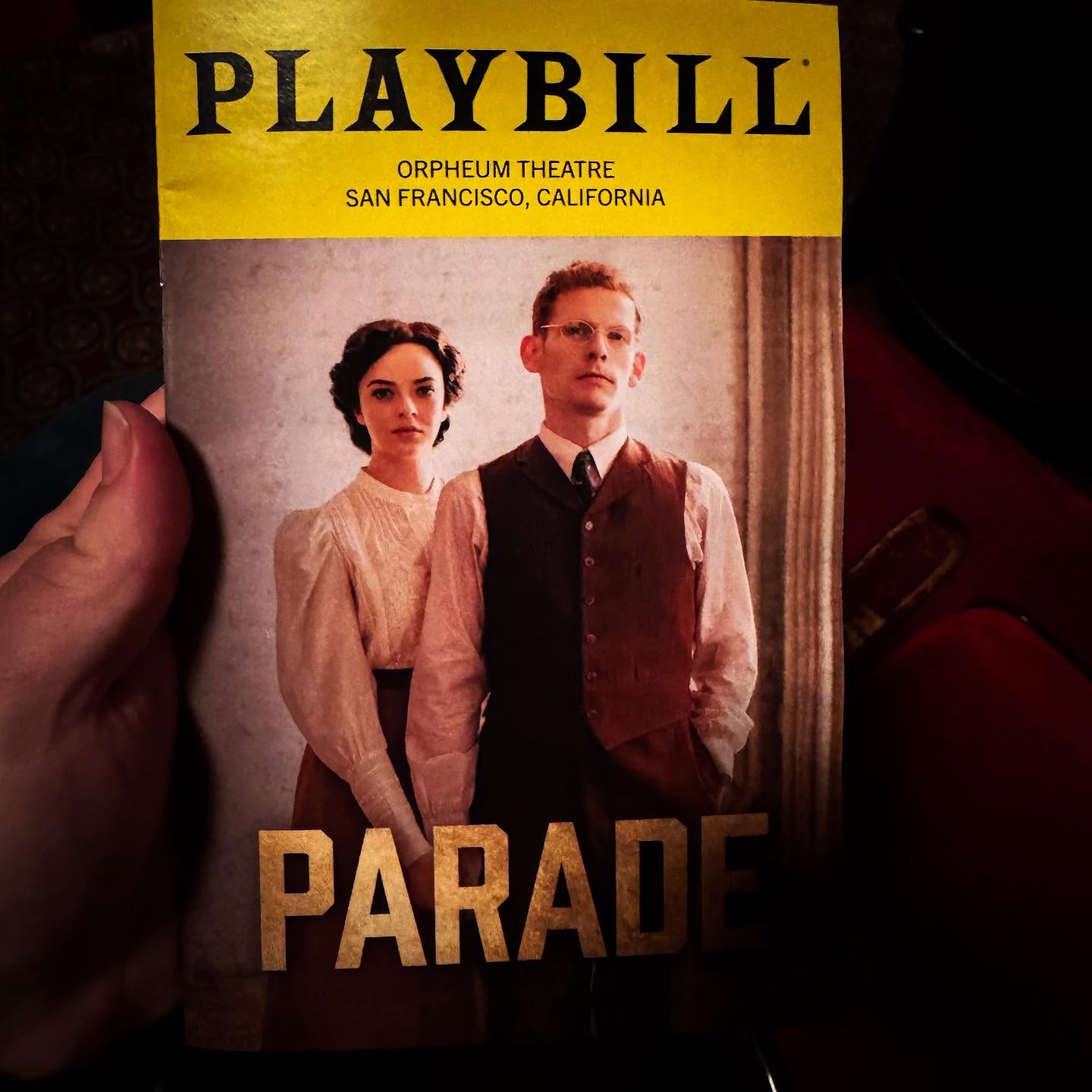 Musical Night - Parade
#musical #parade #orpheumtheatre #sanfrancisco #gat #lgbt #evilqueensf #playbill #broadwaysf #bsf #love #instagood