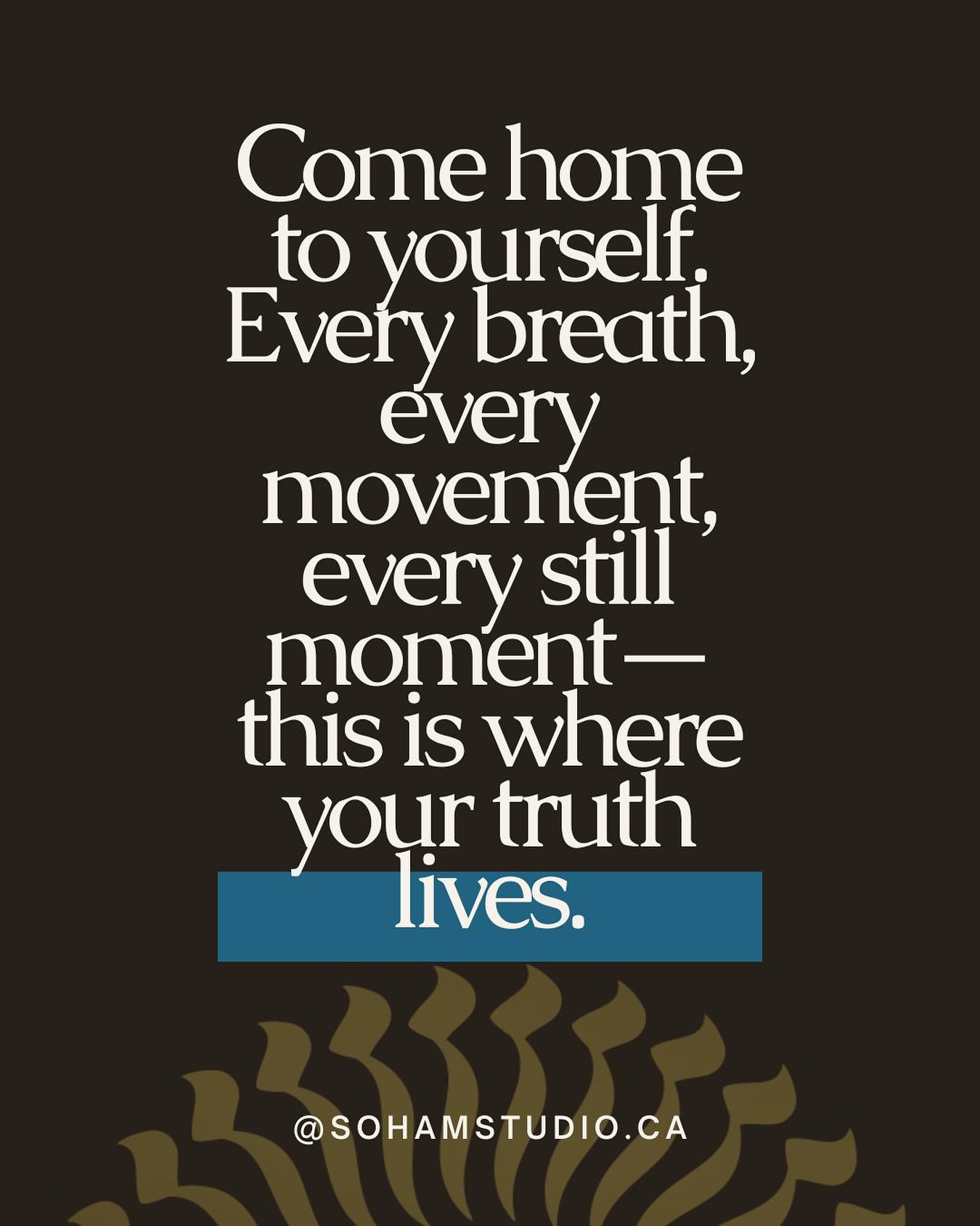 🌙 Come home to yourself.
At So’ham Studio, we believe your practice is more than movement - it’s a return to who you are underneath it all. Every breath, every posture, every moment of stillness invites you back to your essence.
Whether you’re stepping into class to sweat, to soften, or simply to be, you’re held here. No pressure. No performance. Just presence.
🌿 Come as you are. Leave feeling a little more like you.
#YogaHamilton #ComeHomeToYourself #YogaForTheSoul #ConsciousCommunity #HamiltonYoga #HealingThroughMovement #MindfulLiving #BreatheMoveBe #YogaIsLife