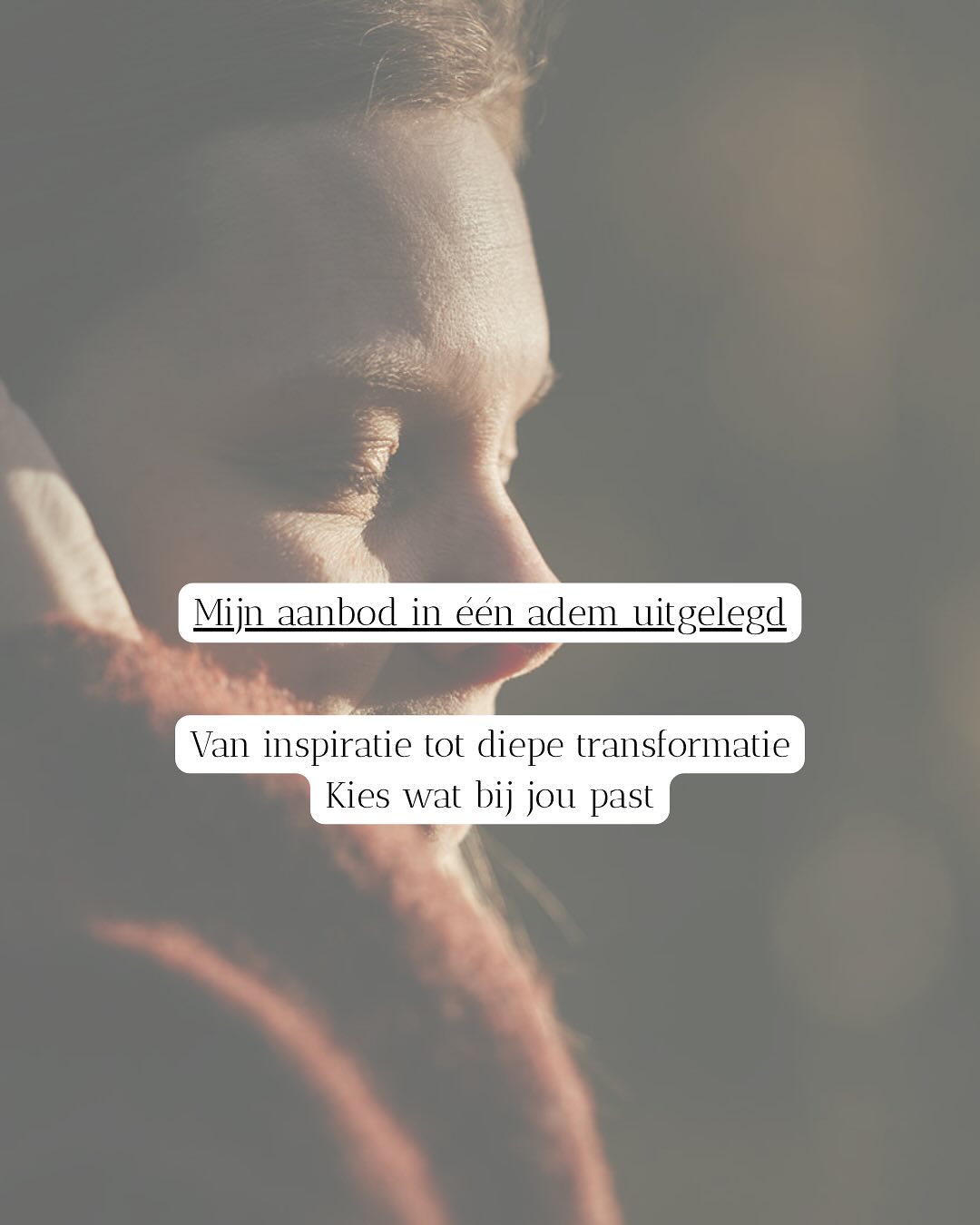 Van gratis inspiratie tot diepe transformatie 🔥 Dit is hoe ik jou kan ondersteunen!
Nu er de laatste maanden iets nieuws bij is gekomen - hallo AdemNoodpakket 🥰 - heb ik mijn complete aanbod weer eens op een rijtje gezet. Slide door tot het einde om alles te lezen 💫
Wil je kennismaken om te kijken of wij een match zijn voor jouw 1:1 reis met je adem? Stuur me een DM! 💌
Al met mij gewerkt? Dan vind ik het superleuk als je in de comments iets wilt delen over jouw ervaring 💬
#ademwerkdriebergen #ademnoodpakket #opreismetjeadem #ademwerkzeist #ademwerkutrecht #ademwerkdoorn