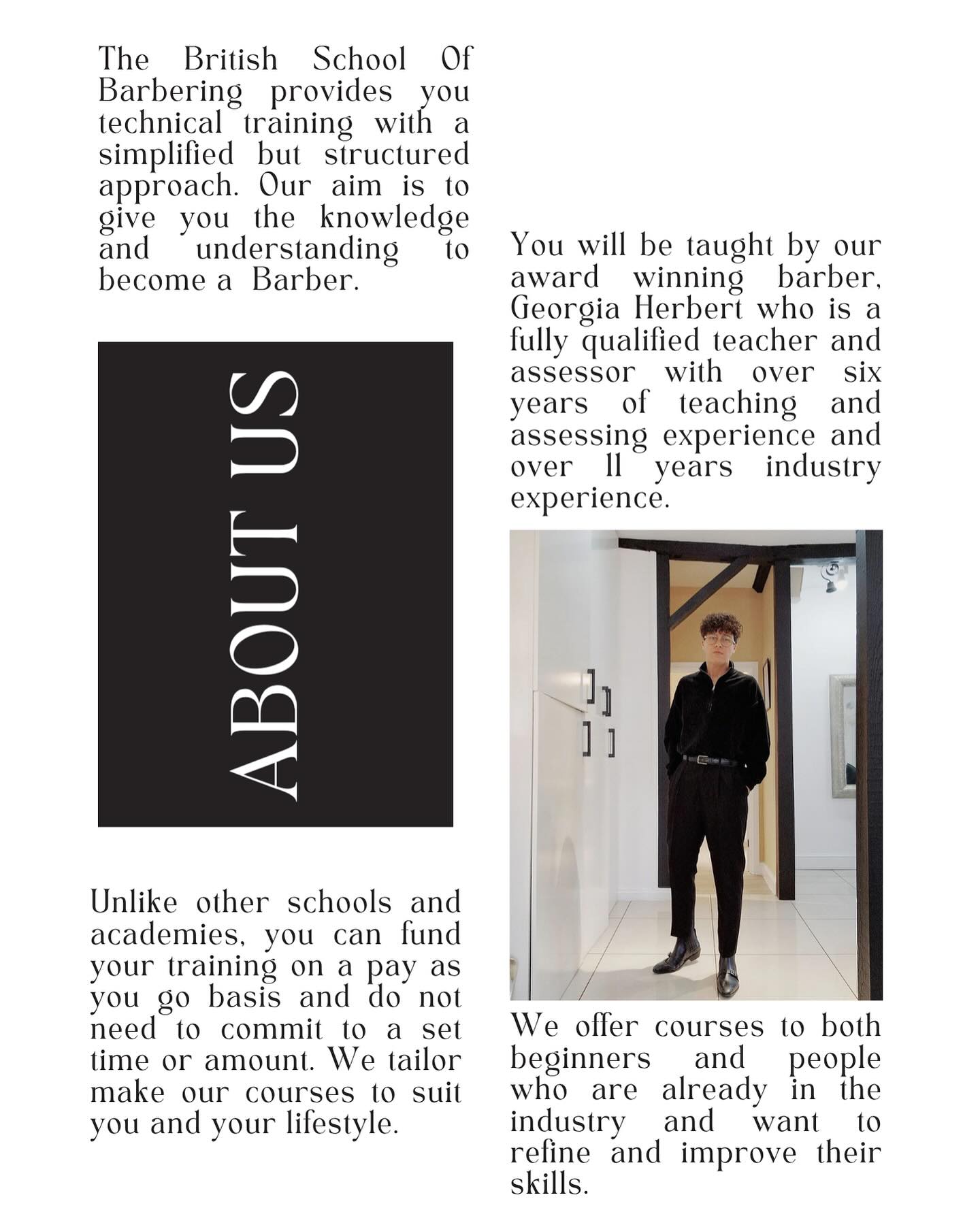 We offer courses to both beginners and people who are already in the industry and want to refine and improve their skills. #learnsomethingnew