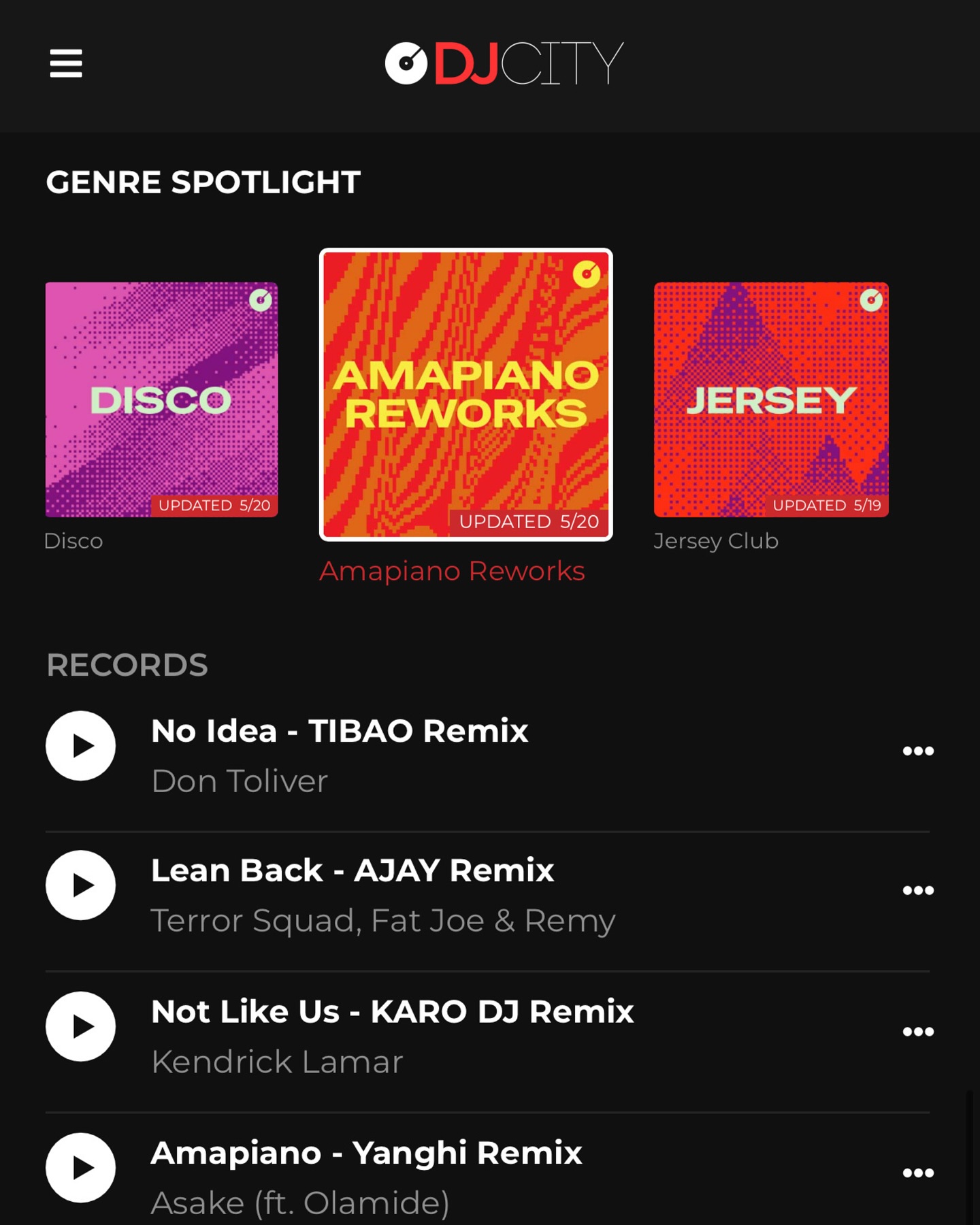 Playlist got hotter when I dropped in. Find me on @djcity Amapiano Reworks 💅