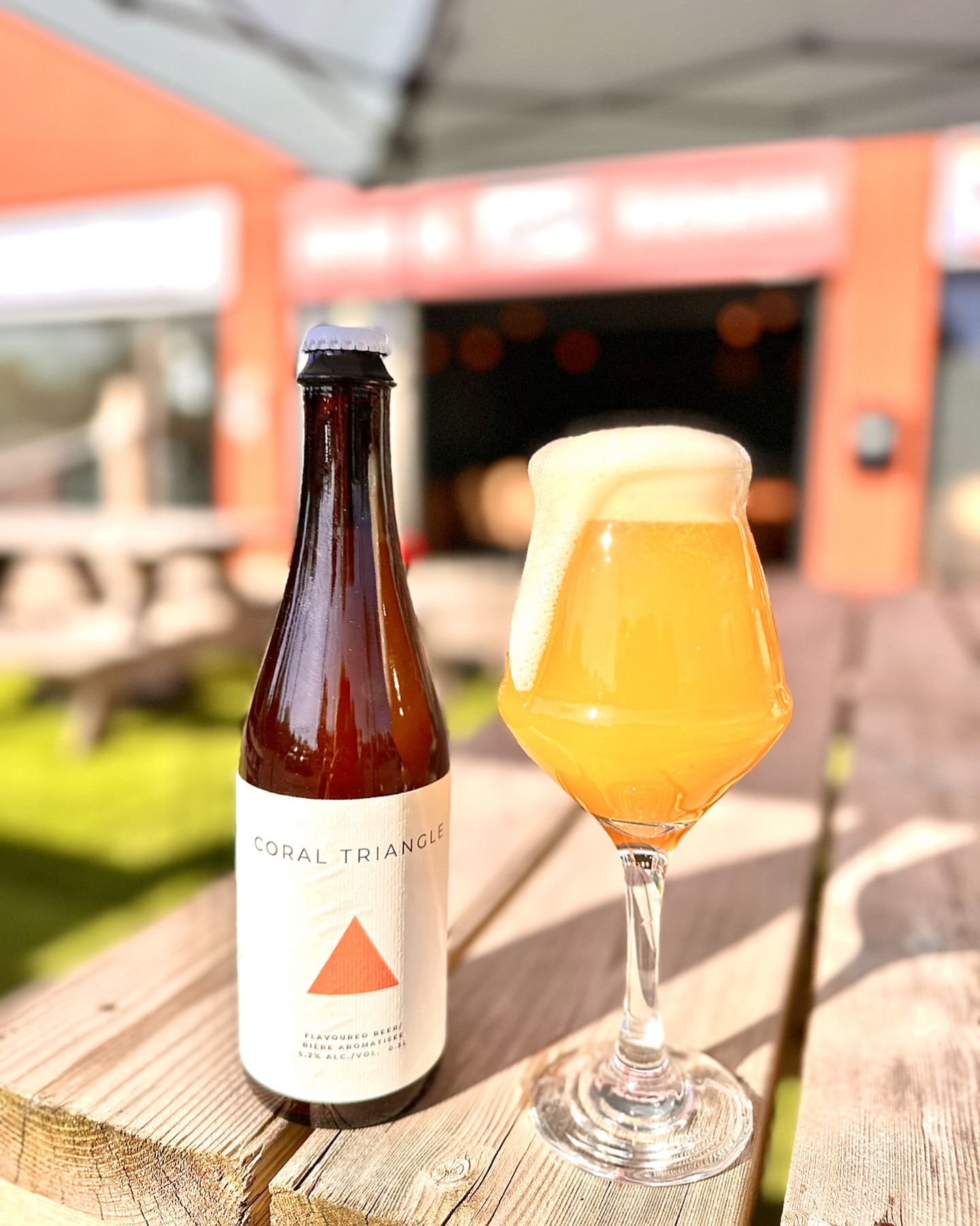 Mango, Mango, Mango! 🥭 🥭🥭 Perfect for the patio ☀️ Coral Triangle - Mango Sour 5.2%. Fruit forward with a balancing tartness. Bright tropical flavour. Amazingly refreshing and complex. A ton of mango in this one! #mango #sourbeer #lactofermentation #ottawabrewery #ottawabeer #smallbatch #fruitbeer #manorpark #vanier #newedinburgh #rockliffepark #ontariobreweries #canadianbreweries