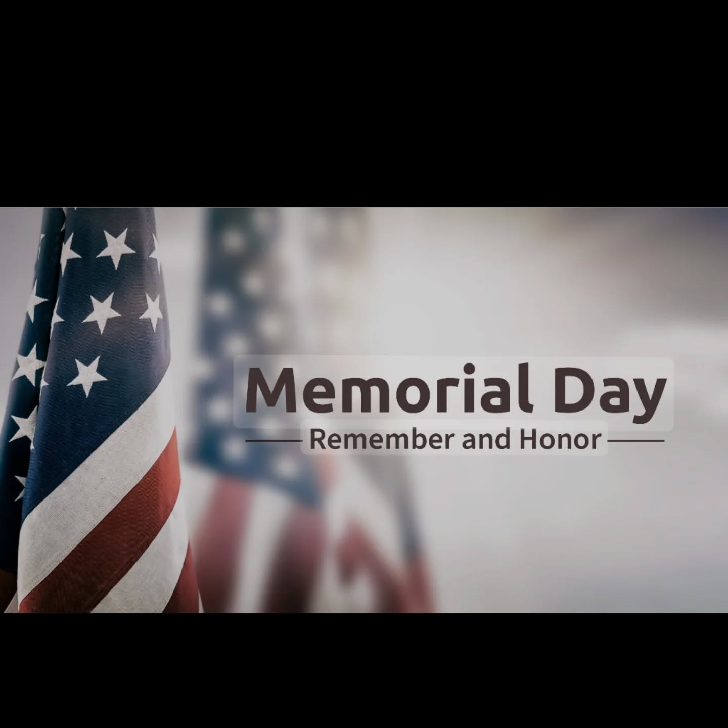 The office is closed today in remembrance of Memorial Day!! 🇺🇲