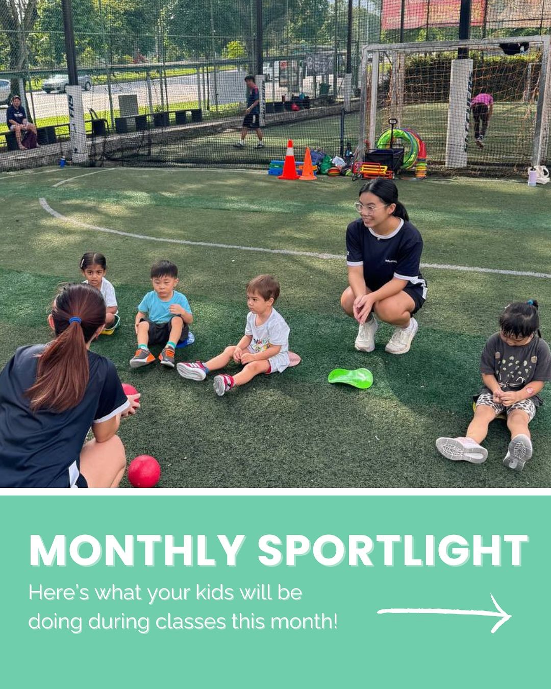 🚨 June’s here and we’re bringing the fun with Target Sports and Hockey! 🥏🏑 Think frisbee, bowling, hockey drills and loads of different games to keep your kids moving and learning.
They’ll be picking up skills like focus, coordination, and teamwork – all while having a blast!
Swipe through to see what’s lined up in each timeslot ➡️
#preschoolers #activesg #multisports #sgkids #sgparents #infinitikids #multisportsacademy #grossmotorskills #activekids #listen #listening #listeningskills #multisportkids #kindergartencurriculum #kindergarteners #woodleigh #bidadari #sportlight