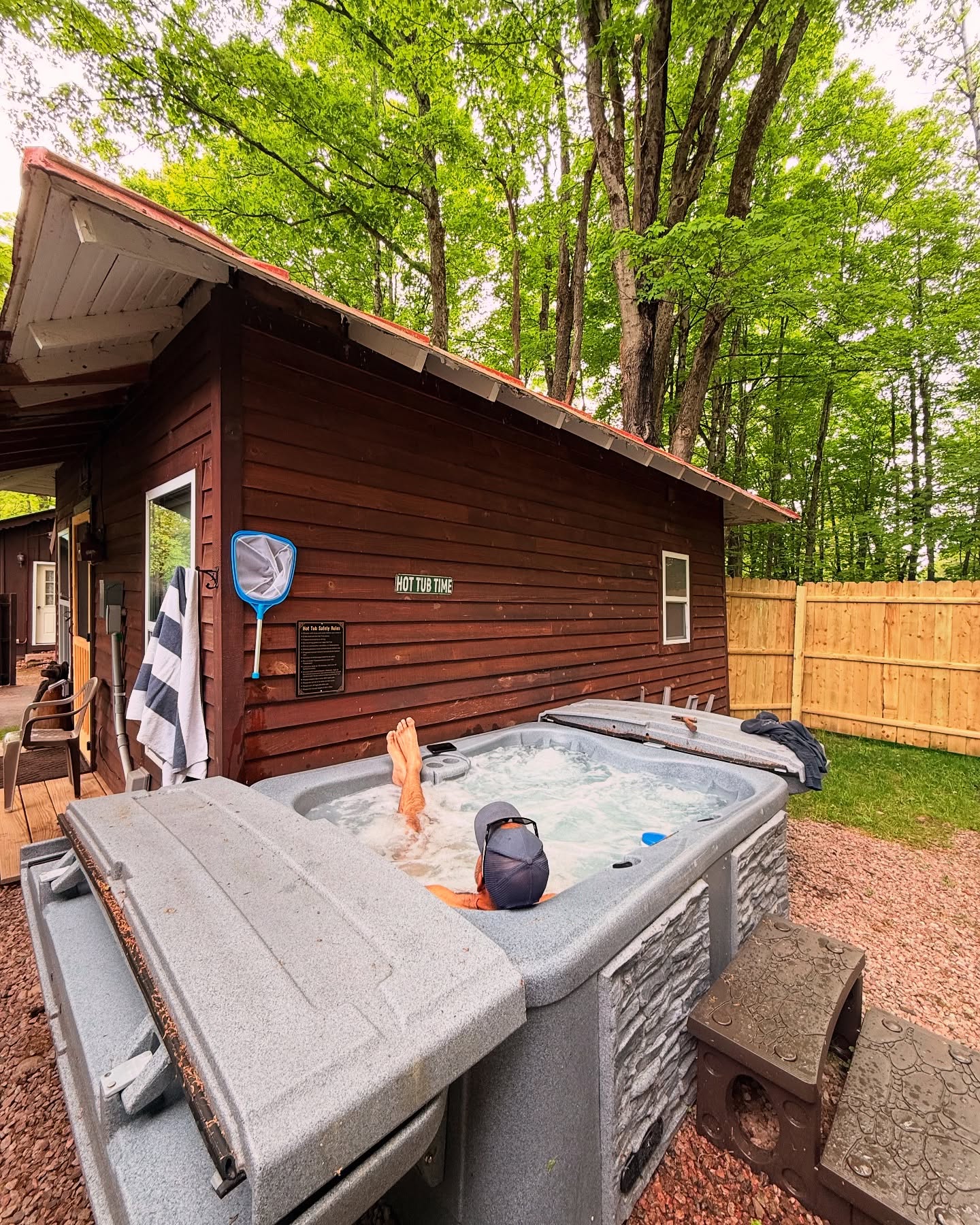 🌿✨ Kick your feet up and melt your stress away! ✨
Escape to Village Cottages East in Old Forge! Stay at this charming cottage where the hot tub is bubbling and the vibes are immaculate. Whether you’re unwinding solo or with your better half, this is your weekend getaway done right. 💕 Link in bio! #cottage #oldforgeny #weekend #vibes #relax #hottub #timetorelax☀️ #adventure #adirondacks #mountains #booknow
