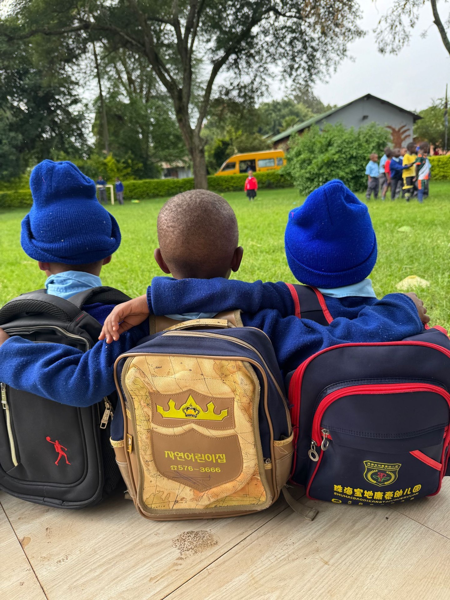 Learning side by side, every step of the way 👣🎒#bestievibes
#volunteer #volunteerabroad #volunteerafrica