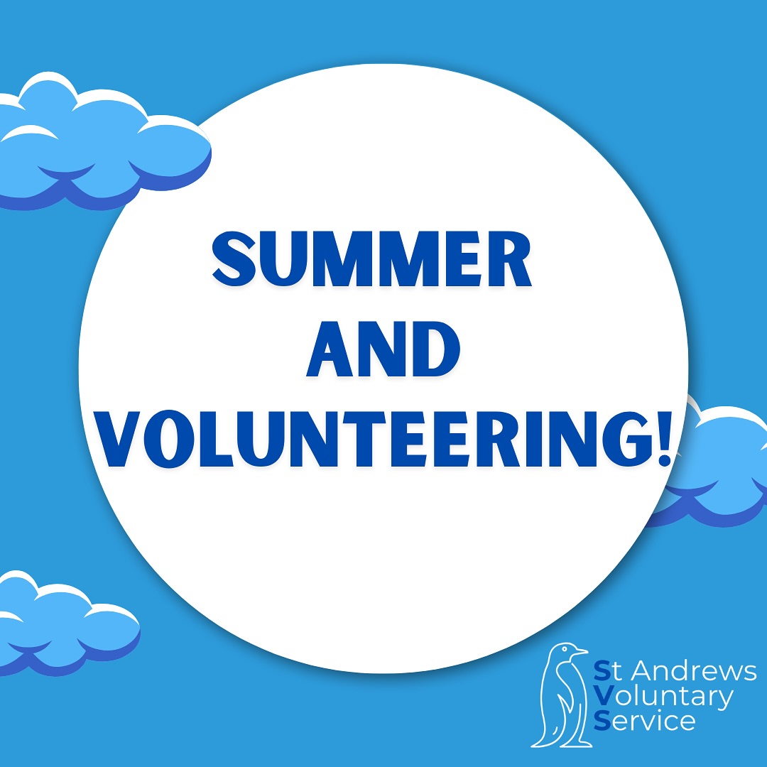 With exams almost over, time to think about what you are doing this summer! Volunteering is a great thing to do for yourself and others. It can also have a positive impact on your CV. SVS is here to help staff and students volunteer! If you are wanting to find something to do this summer (and possibly beyond) or feeling like you have too much free time - send us an email at SVS@st-andrews.ac.uk. We are happy to tell you more about our projects or suggest external organisations which may fit your interests! 🐧💙