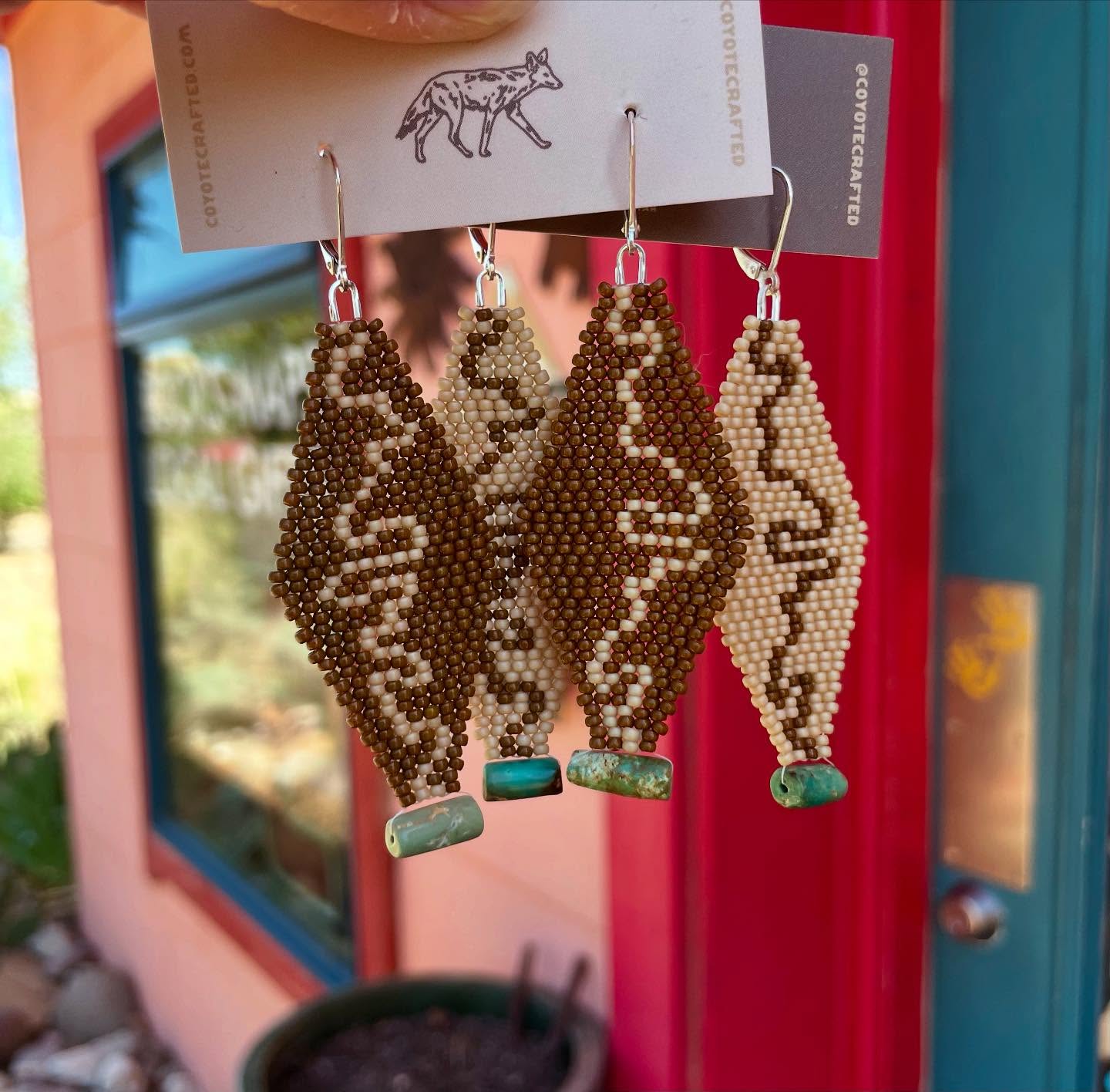 ***EPIC NEWS YA’LL***
Coyote Crafted has arrived!
.
We couldn’t be more excited to showcase Molly’s beautiful custom Escalante designs! @coyotecrafted
.
Molly is a jewelry maker, artist, and river lover based in Moab, Utah.
Creating intentional pieces of art that tell the stories of the desert. Celebrate your time and love of the desert with a Coyote Crafted piece and feel great about donating 5% to a regional non-profit at the same time!
Come check out our cultivated jewelry selection featuring local and regional artists.
.
.
.
.
#coyotecrafted #grandstaircasenationalmonument #moabutah #localartist #localutahartist #localjewelry #jewelry #beadedearrings #greatcoffee #utahcanyonoutdoors #highway12 #scenichighway12 #southernutah #southernutahartist #adventure #utahadventure #escalanteriver #escalantenationalmonument