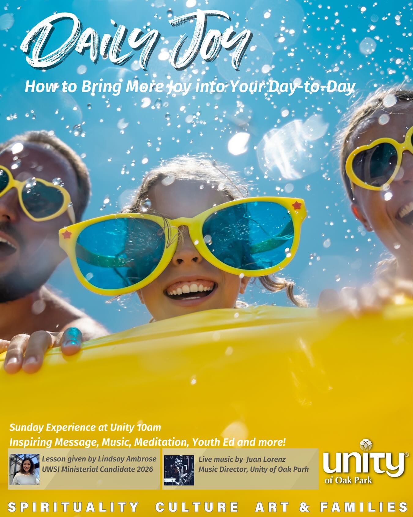 Hello, June! ☀️
Tomorrow I’m speaking @unityofoakpark — and I’d love for you to join me!
Every Sunday is a beautiful blend of live music, a bit of stillness, an inspiring youth program, and a practical spiritual message to carry with you into your week — in your work, relationships, and personal well-being.
In the middle of life’s busyness, it’s the soul-care we all need💛
Come fill your cup — in person at 10am or livestream with us on YouTube.
Hope to see you there✨
@unityofoakpark
#sundaymornings #selfgrowth #fillyourcup #family #personaldevlopment #wholehearted #intentionalliving #spiritualconnection #sparkjoy