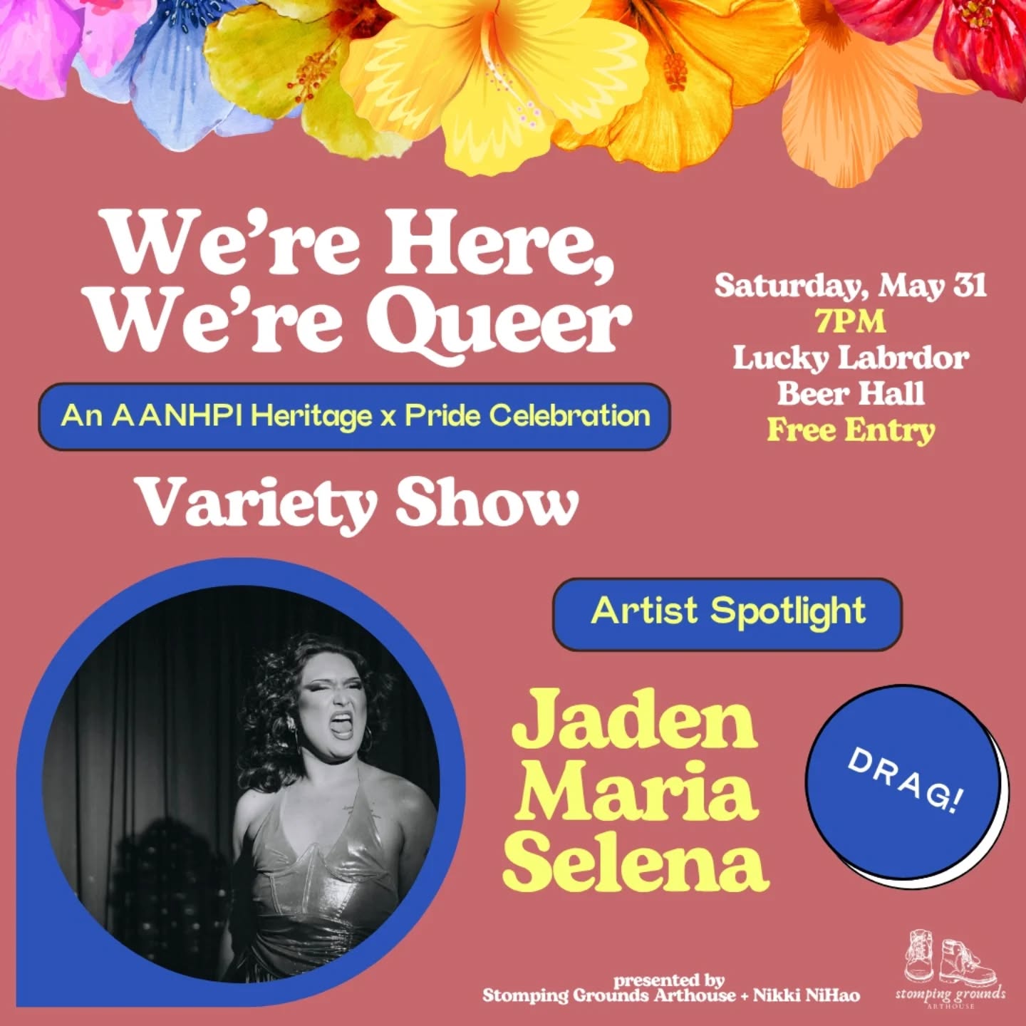 Drumroll, please, for our next performer... @jadenmariaselena ✨
As a former Rosebud & Thorn Pageant title holder, Jaden Maria Selena has been performing in Portland for several years now. She is also known for being a part of the Haus of Sin, daughter of fellow showcase performer Seven. With a commitment to theatrics and pop culture, Jaden will leave you swooning and cheering for more! Recently featured on a new, local talk show titled WTF Is This?, Jaden's kindhearted and authentic nature shines at all times. Come see her radiate at this Saturday’s AANHPI Heritage x Pride Celebration Variety Show!
Catch her performance at 7PM on 5/31 at @luckylabradorbrewing in NW! Free entry! RSVP 🔗