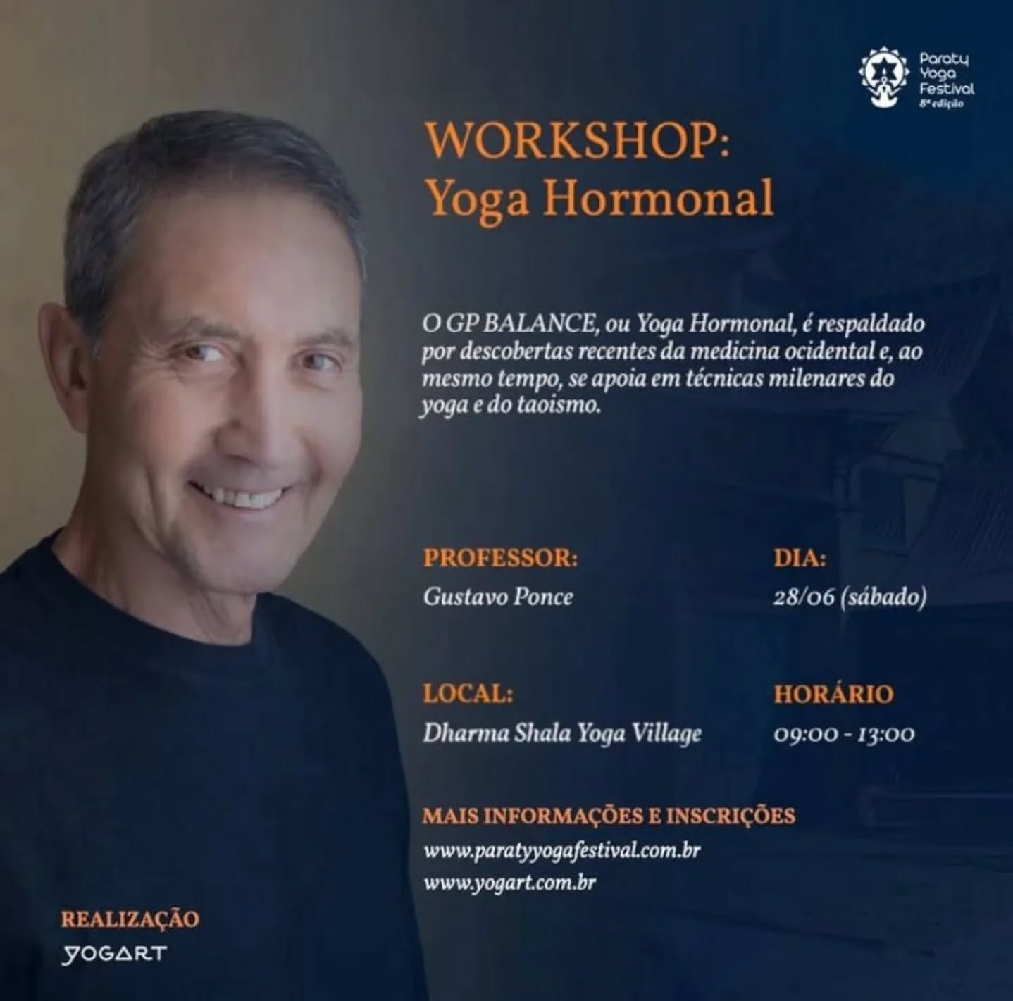 27 a 29 junho! IMPERDIBEL! Meu workshop: 28 junto!