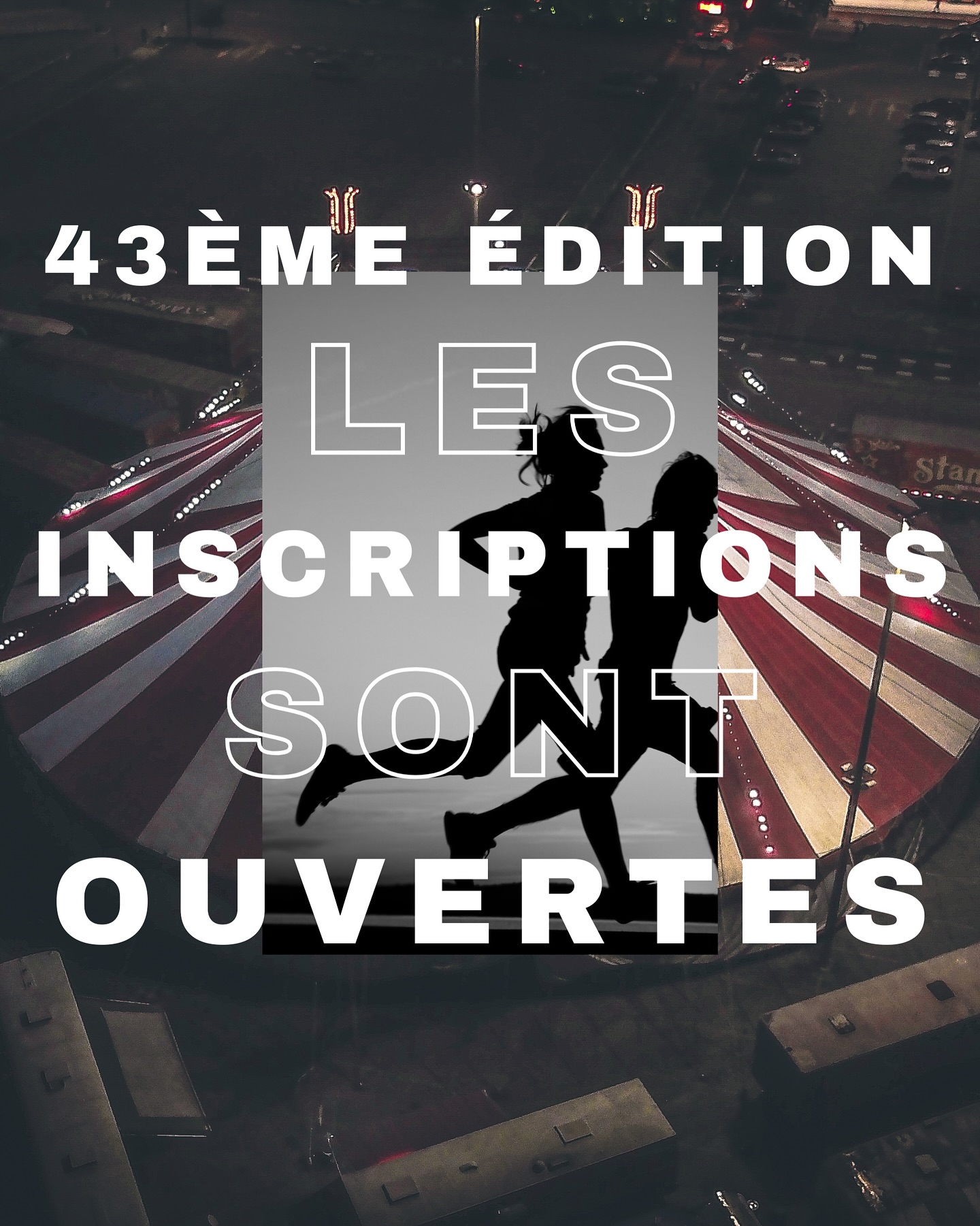 Les inscriptions pour la 43ème édition du Demi de Jussy sont ouvertes ! 🎉🏃🏽♀️🏃🏻♂️
Acrobates du bitume, jongleurs de kilomètres et clowns sprinteurs, venez relever le défi dans une ambiance festive et magique. Sous le chapiteau du grand air, laissez-vous porter par l’énergie du public et la folie des costumes pour une course nocturne pas comme les autres.
Inscrivez-vous vite, les places partent vite ! (Lien dans la bio!) ✨
#DDJ #courseàpied #jussy #nocturne #geneve #campagne #demidejussy