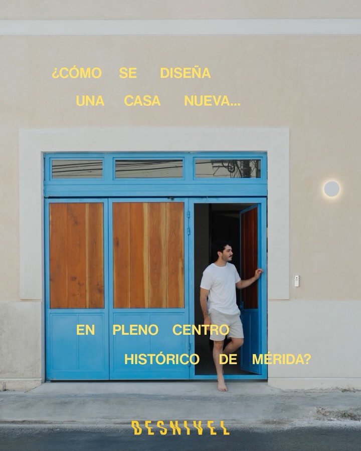 ¿Cómo se diseña una nueva casa en pleno centro histórico de Mérida?
Así comenzó el reto de CASA 50. Desliza y conoce más. 👉🏼
www.desnivelarquitectos.com
