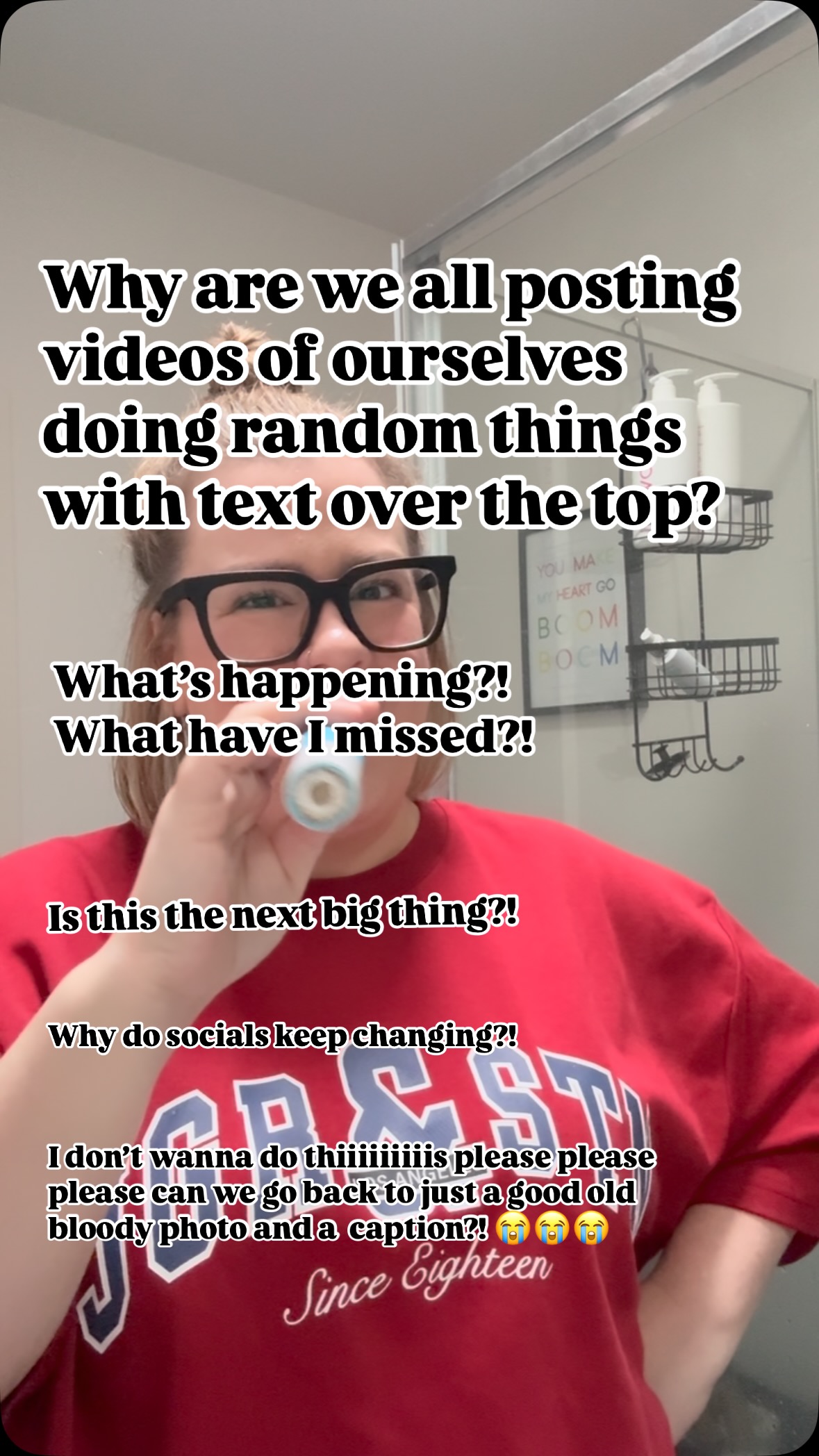 I canāt keep up!! š
*no hate to those that ARE doing these videos. Youāre doing a much better job at socials than I!