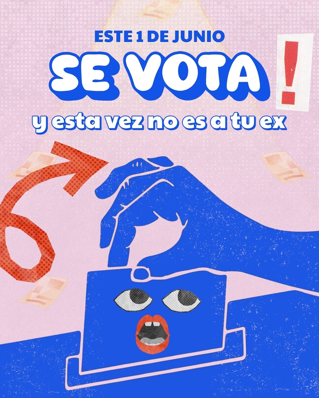 No sabemos elegir pareja pero nos esforzaremos por elegir ministros, jueces y ministros del poder judicial. #1dejunio #elecciones